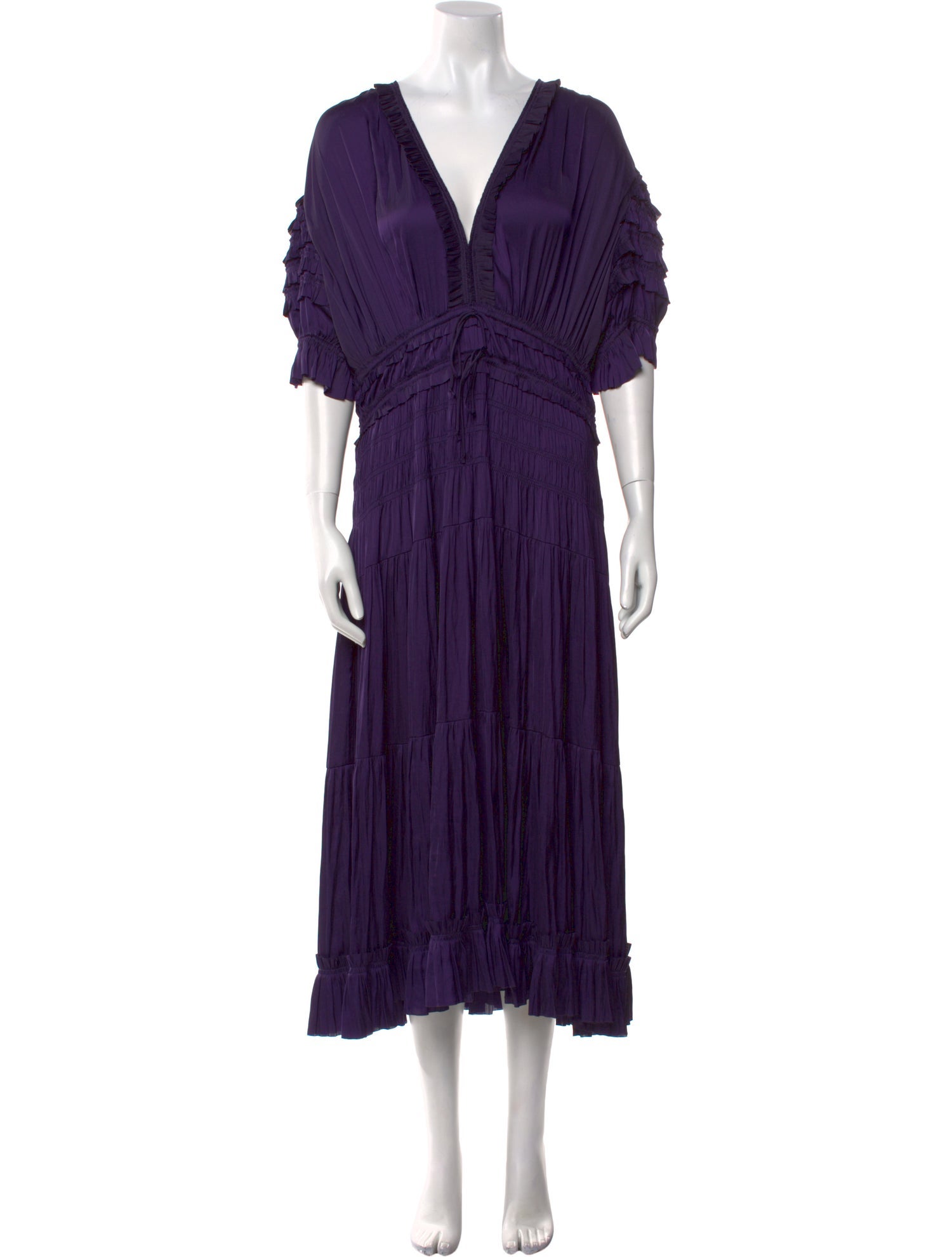 Ulla Johnson V-Neck Long Dress
