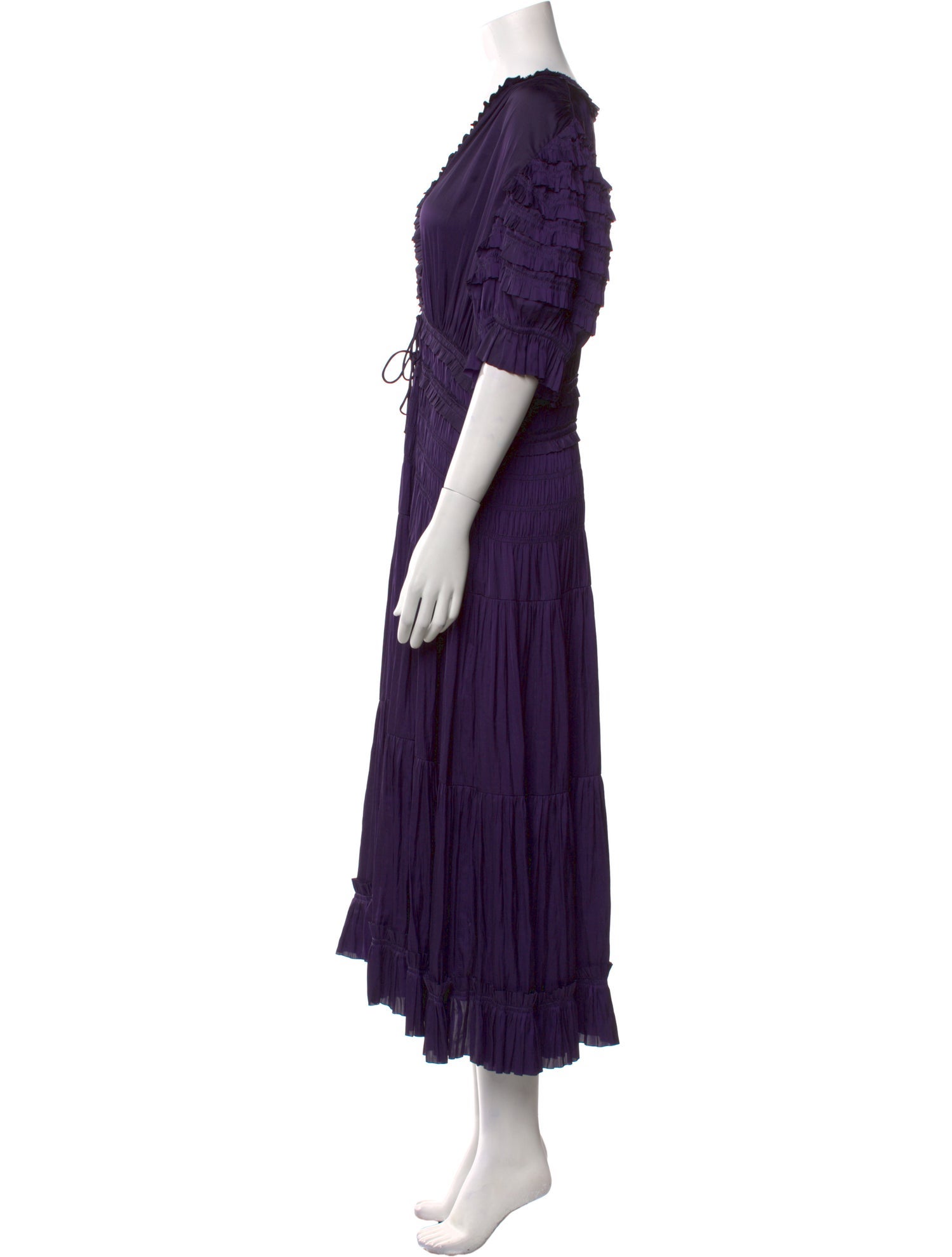 Ulla Johnson V-Neck Long Dress