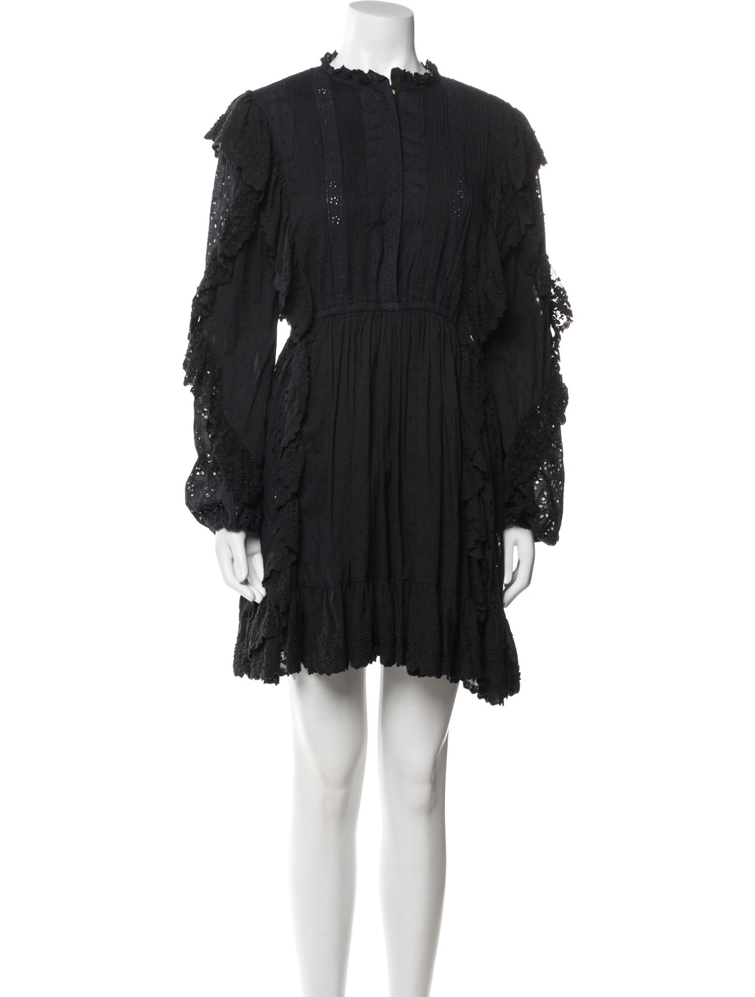 Ulla Johnson Mock Neck Mini Dress