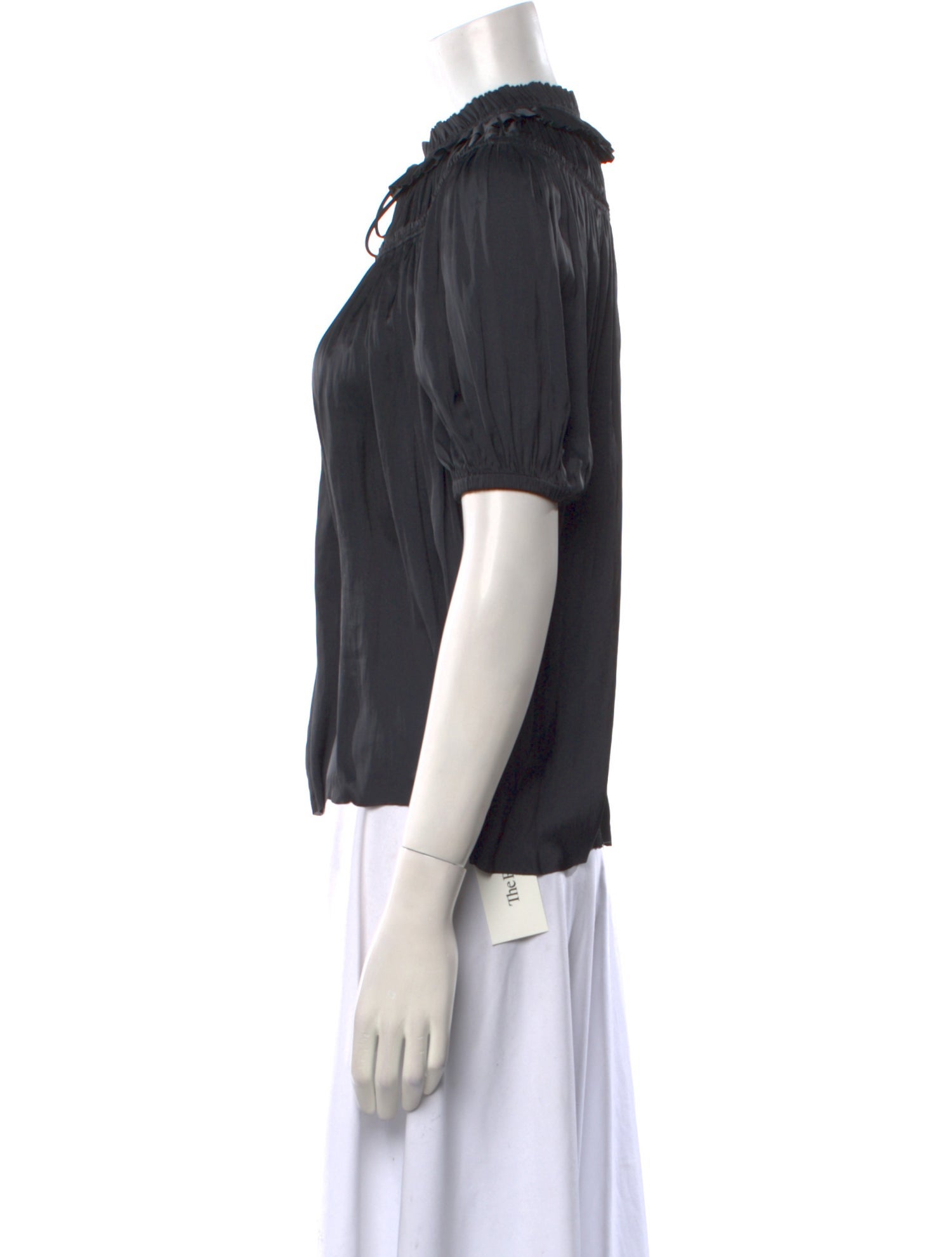 Ulla Johnson V-Neck Short Sleeve Blouse