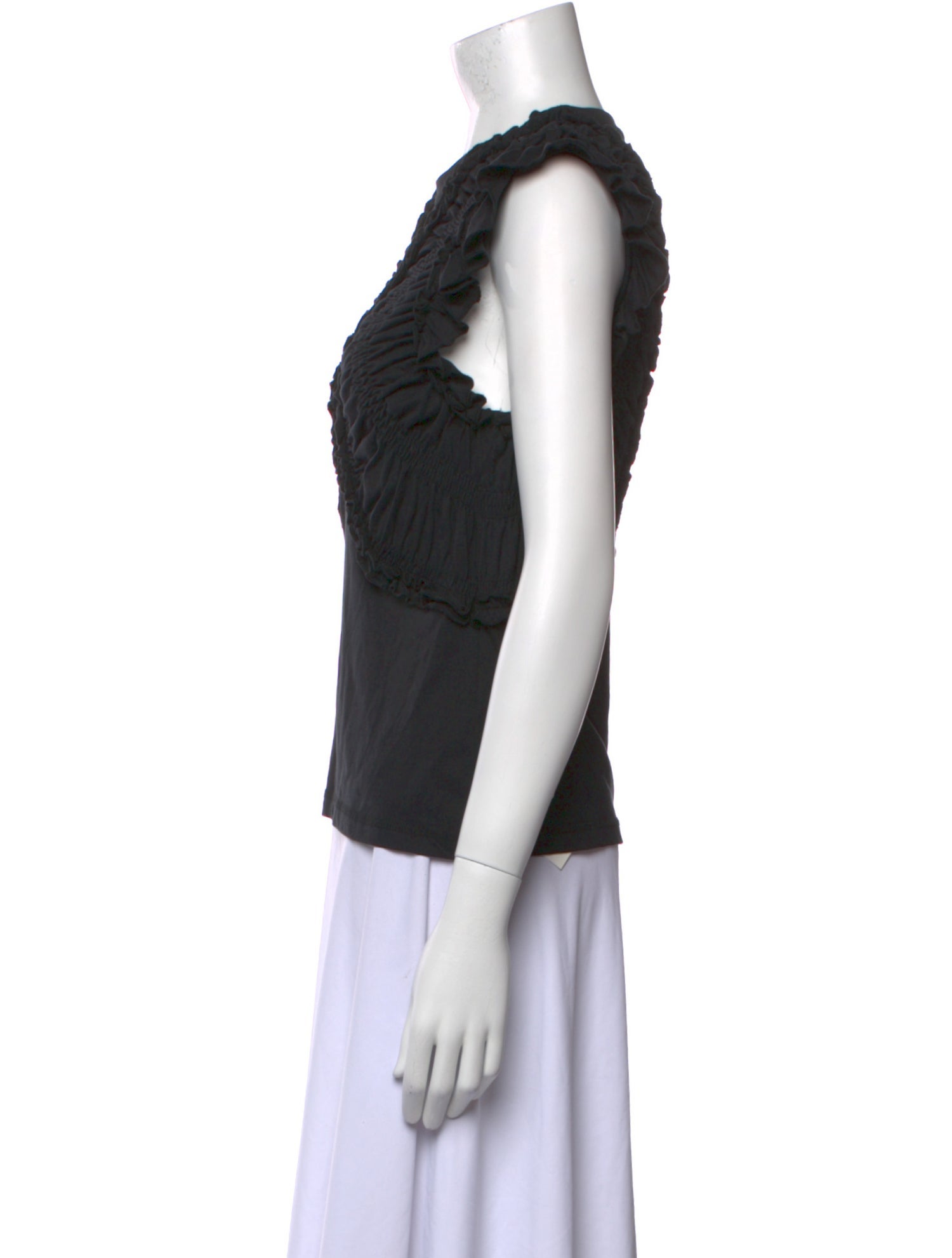 Ulla Johnson Crew Neck Sleeveless Top