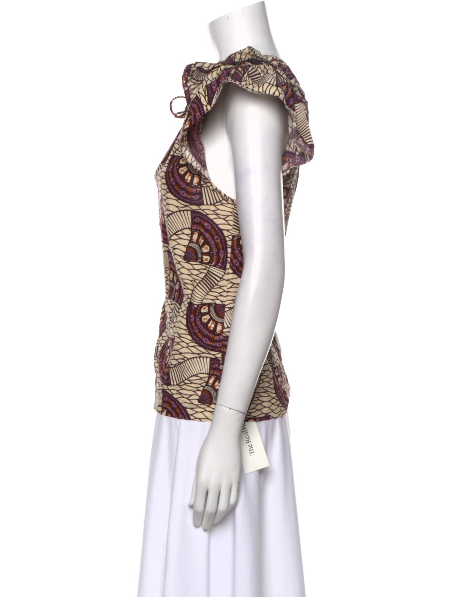 Ulla Johnson Printed V-Neck Blouse