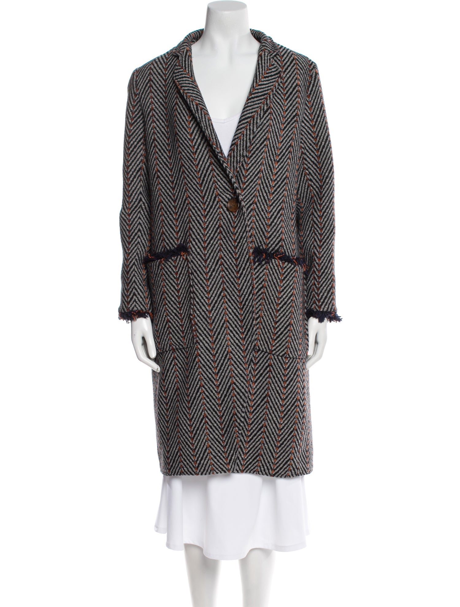 Ulla Johnson Striped Peacoat