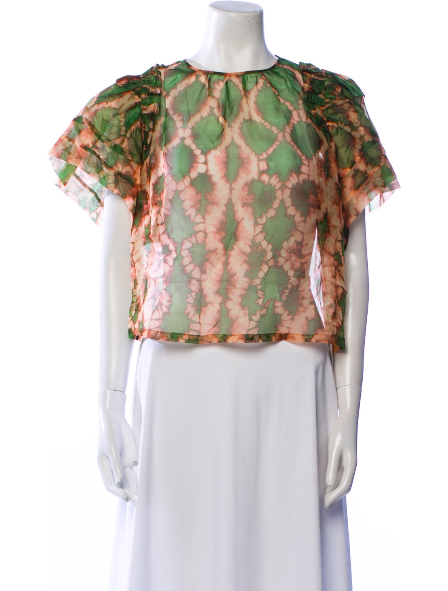 Ulla Johnson Silk Floral Print Blouse