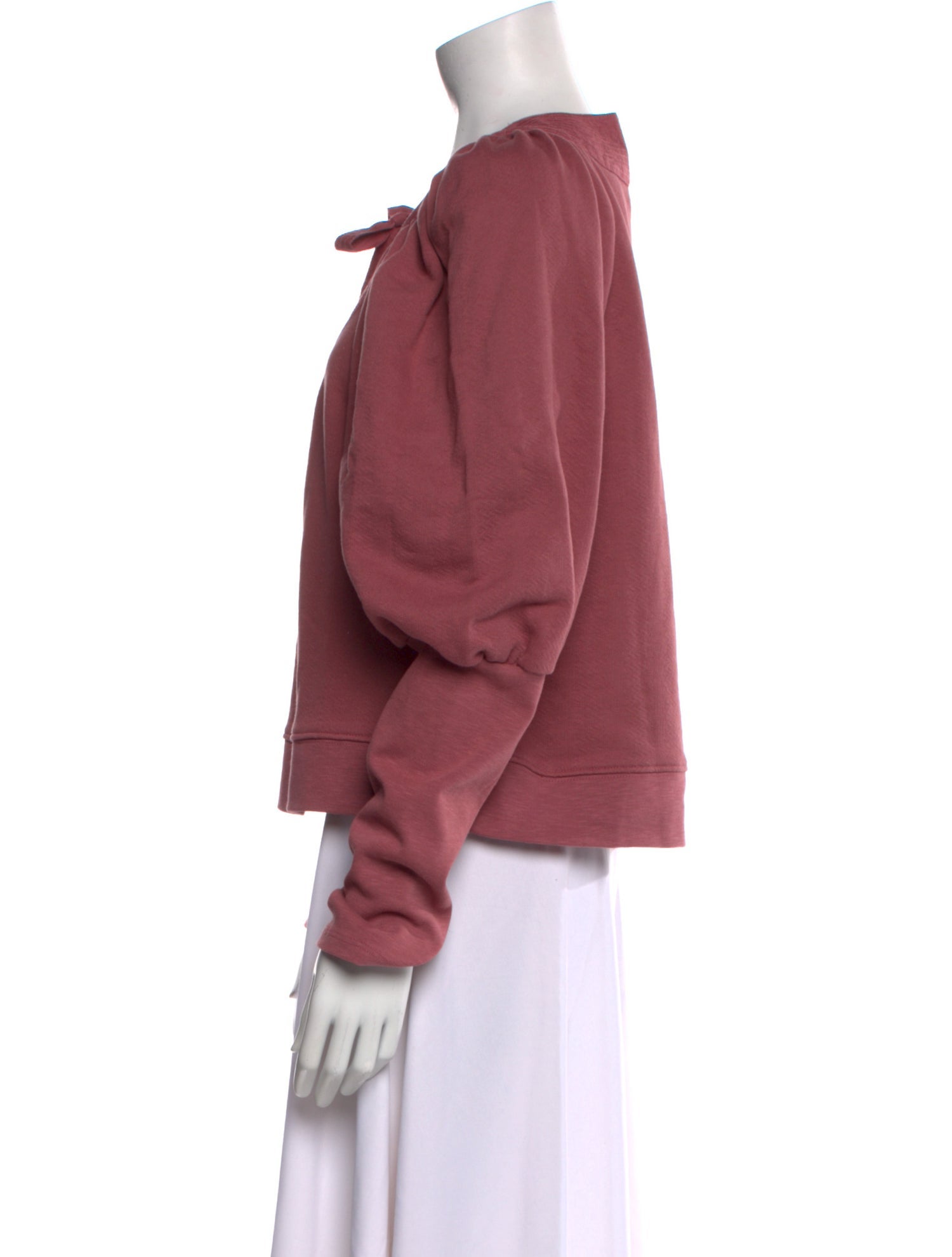 Ulla Johnson Tie Neck Long Sleeve Sweatshirt w/ Tags