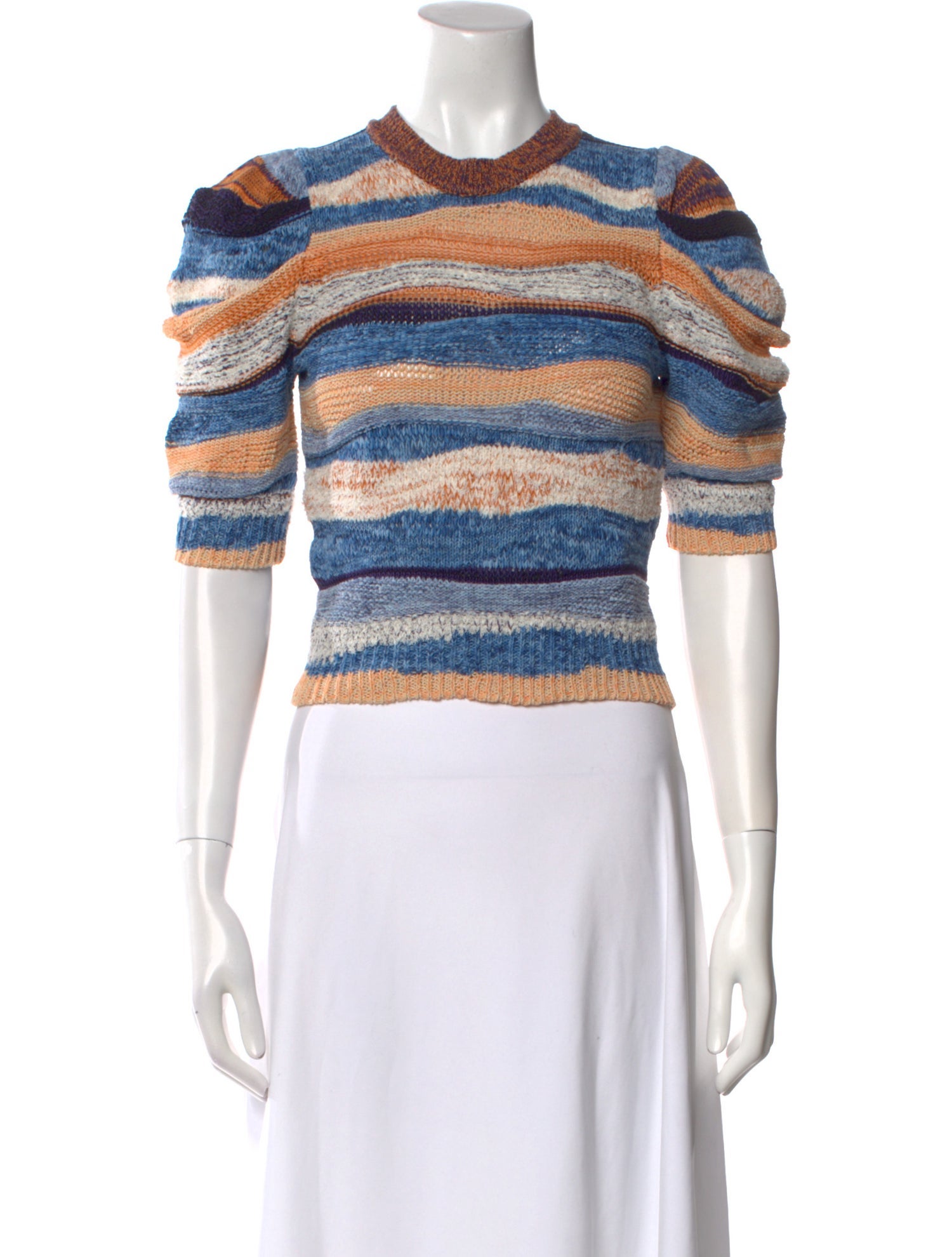 Ulla Johnson Striped Crew Neck Sweater