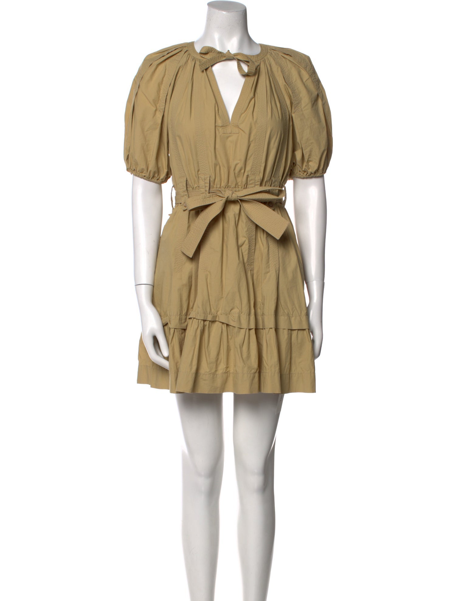 Ulla Johnson V-Neck Mini Dress