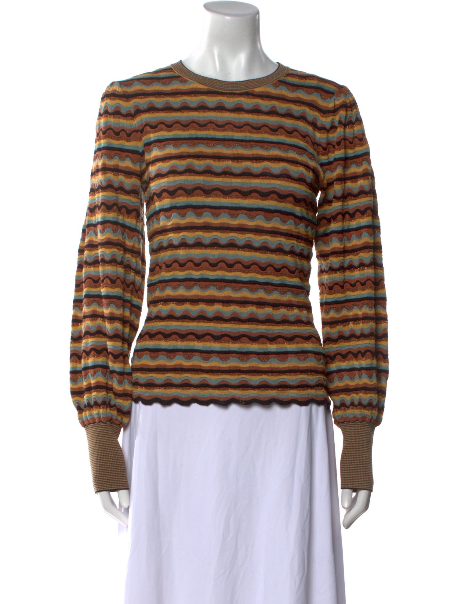 Ulla Johnson Striped Crew Neck Sweater