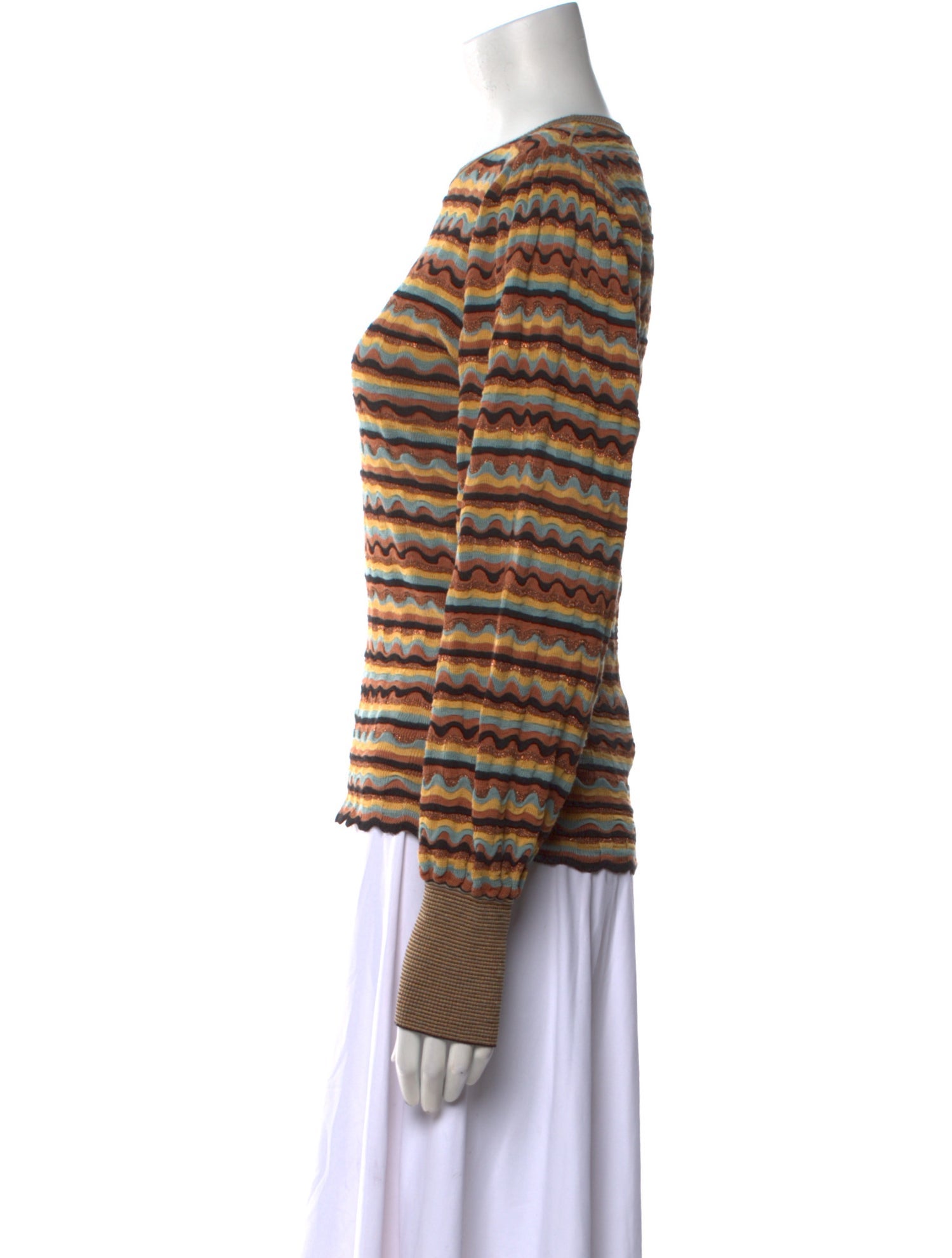 Ulla Johnson Striped Crew Neck Sweater