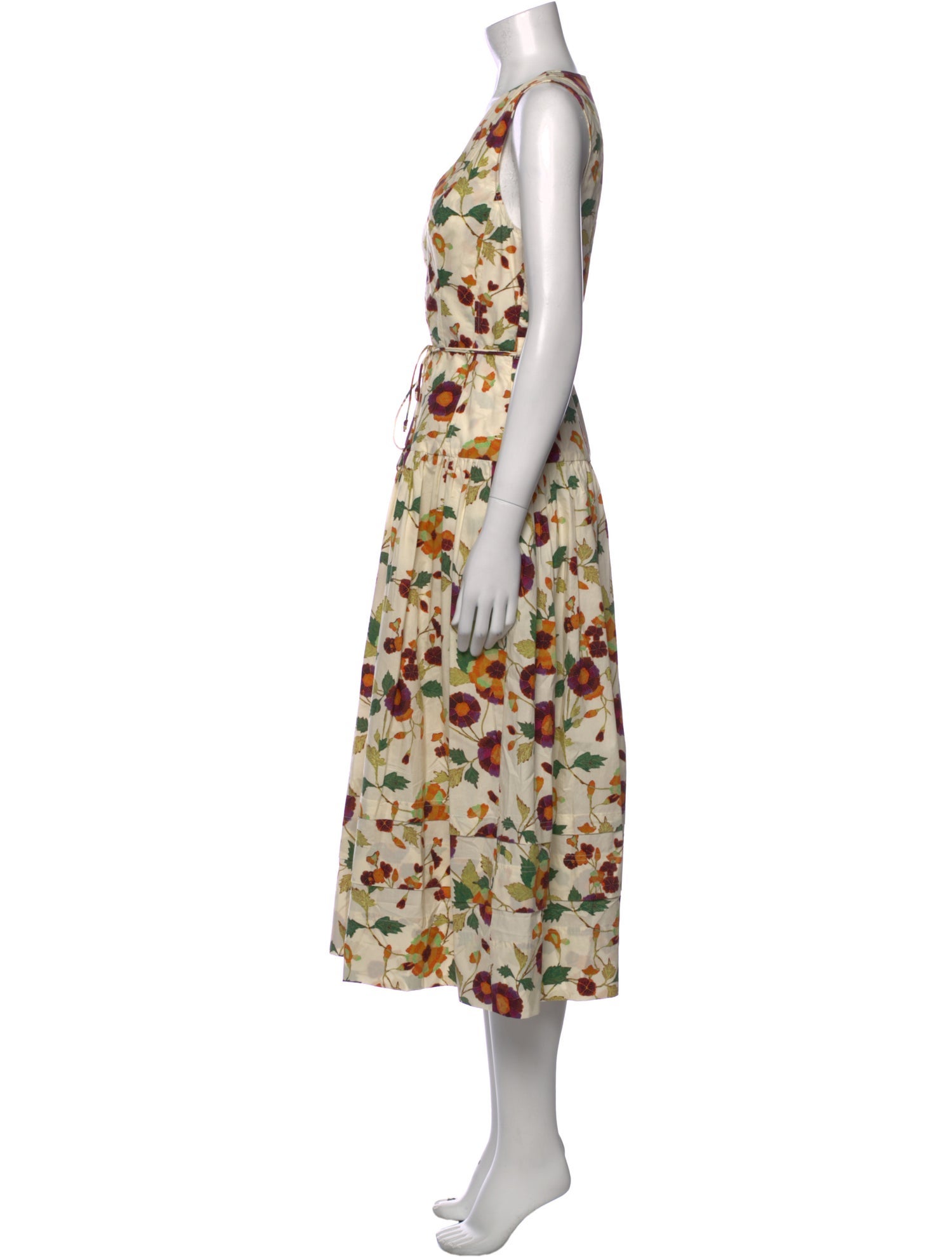 Ulla Johnson Floral Print Midi Length Dress w/ Tags