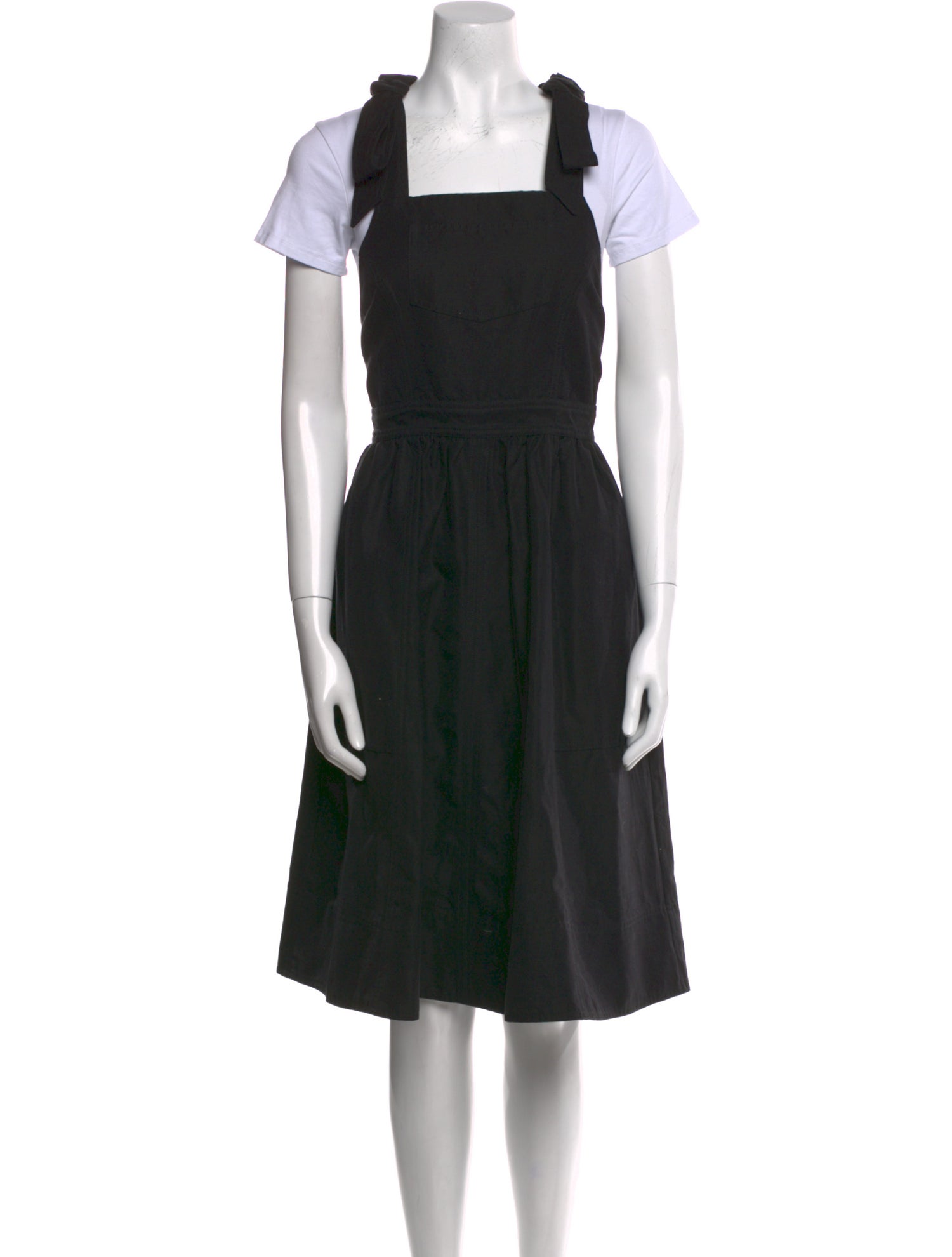 Ulla Johnson Square Neckline Midi Length Dress