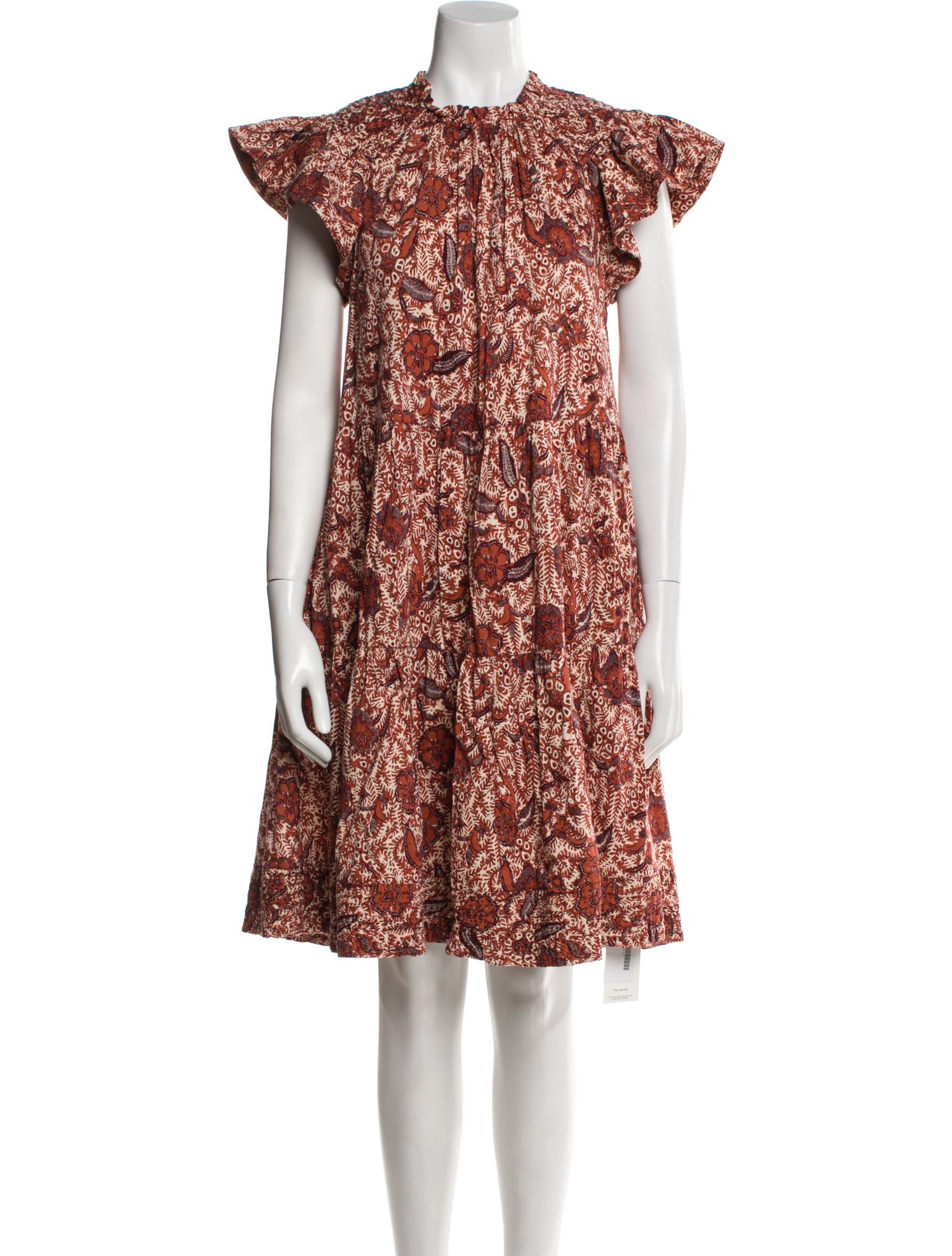 Ulla Johnson Floral Print Knee-Length Dress
