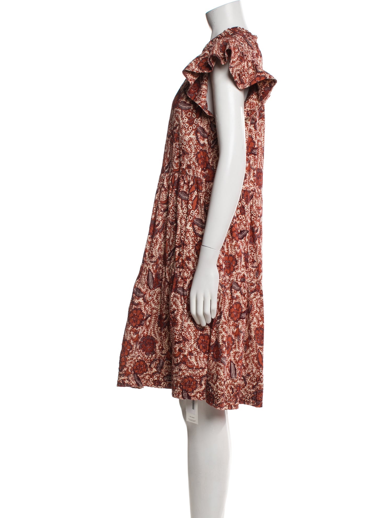 Ulla Johnson Floral Print Knee-Length Dress