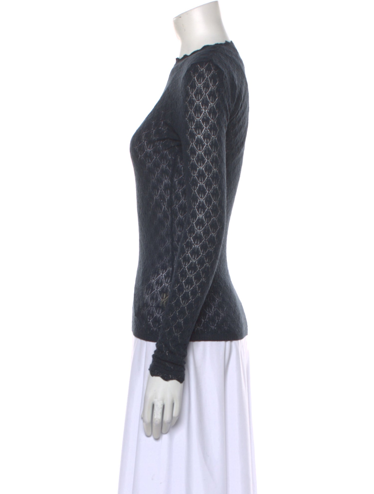 Ulla Johnson Merino Wool Crew Neck Top