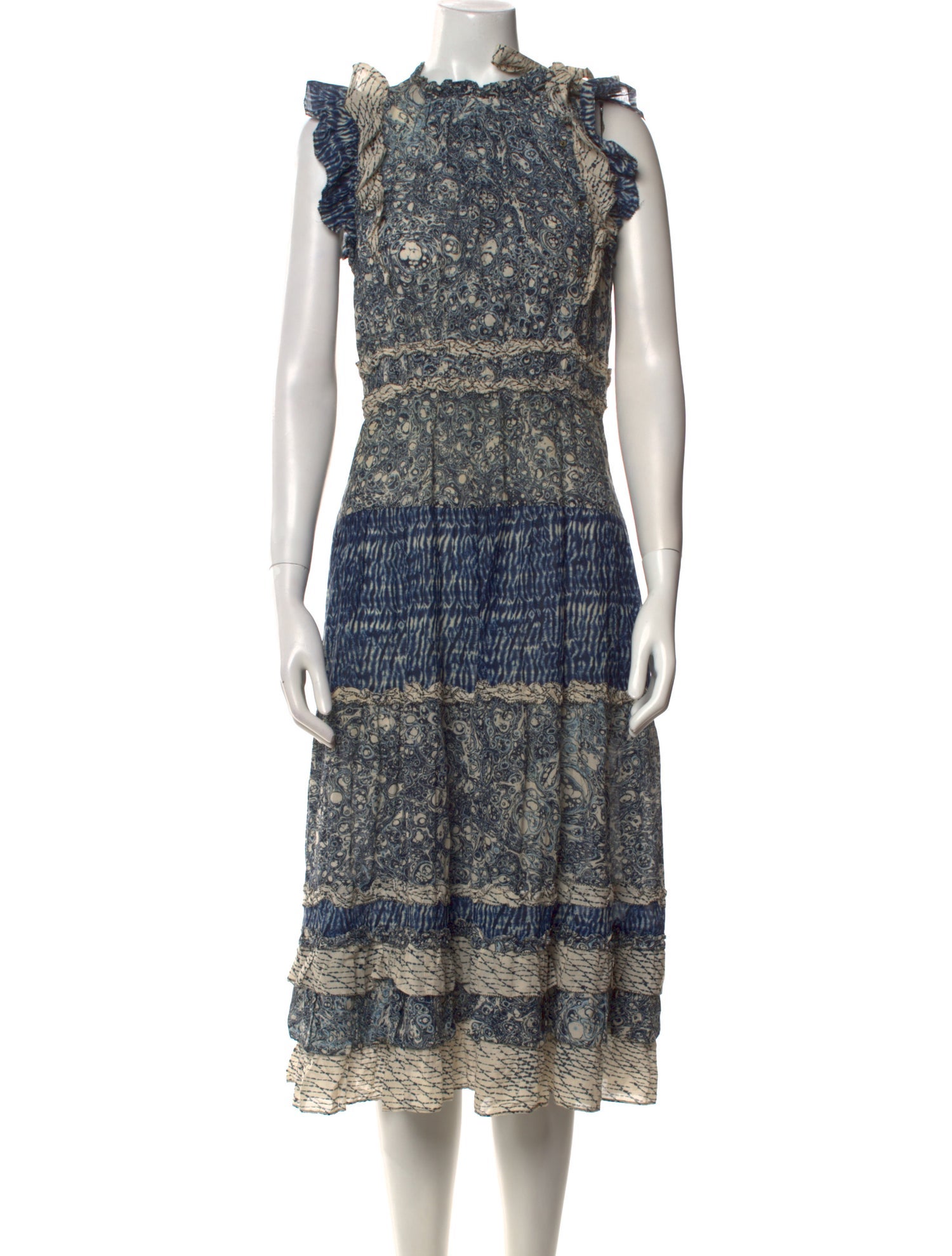 Ulla Johnson Printed Midi Length Dress