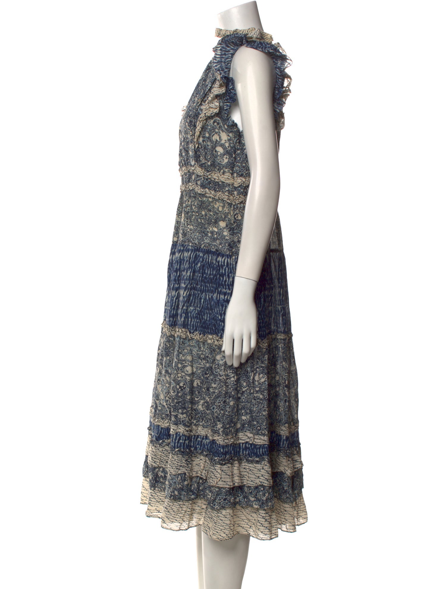 Ulla Johnson Printed Midi Length Dress