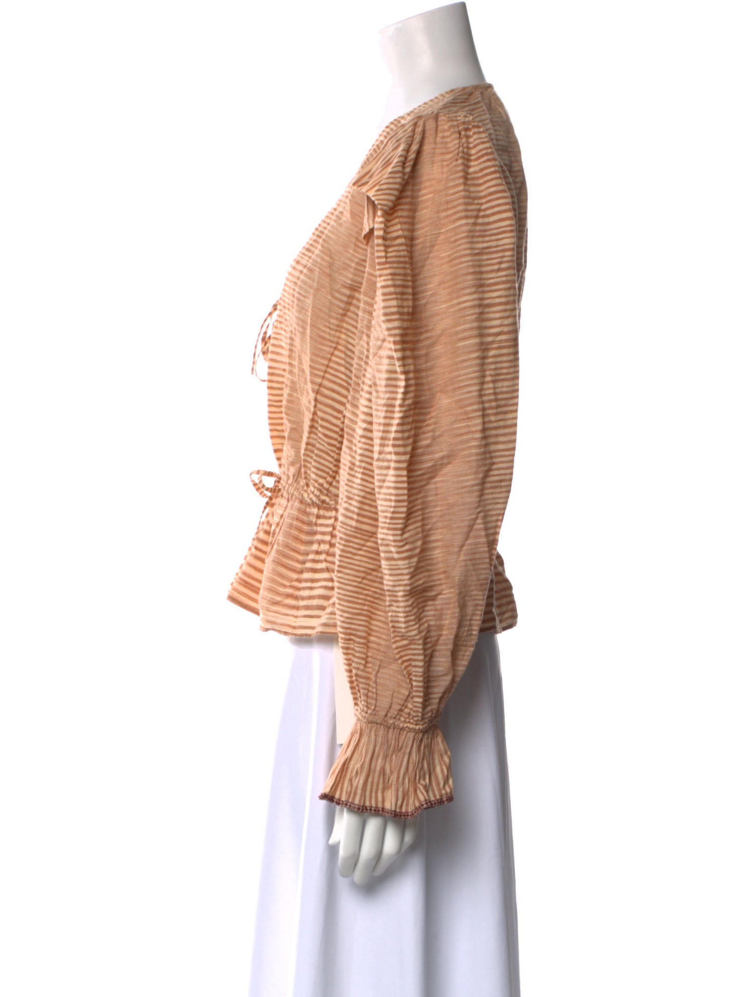 Ulla Johnson V-Neck Long Sleeve Top