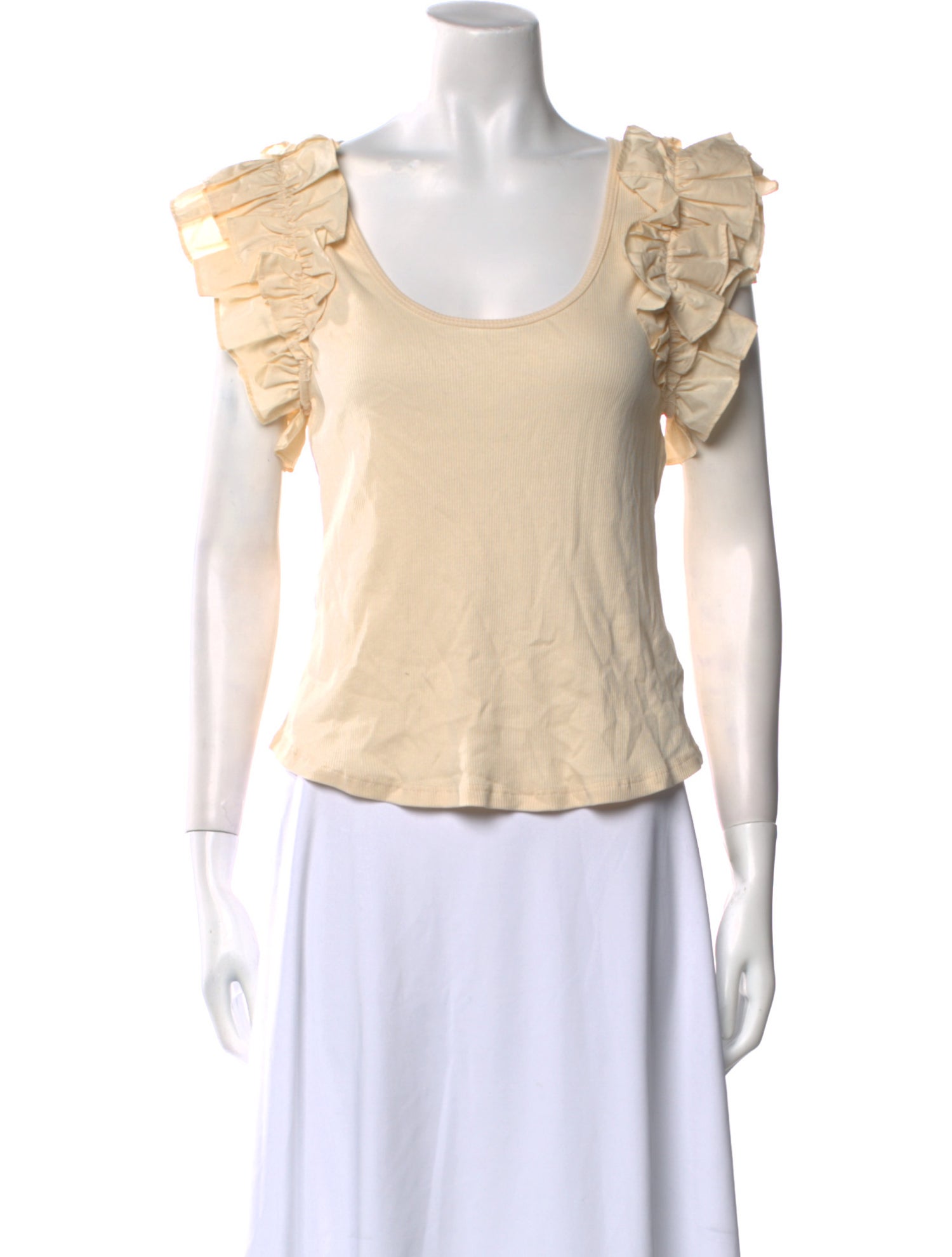 Ulla Johnson Scoop Neck Short Sleeve Top w/ Tags