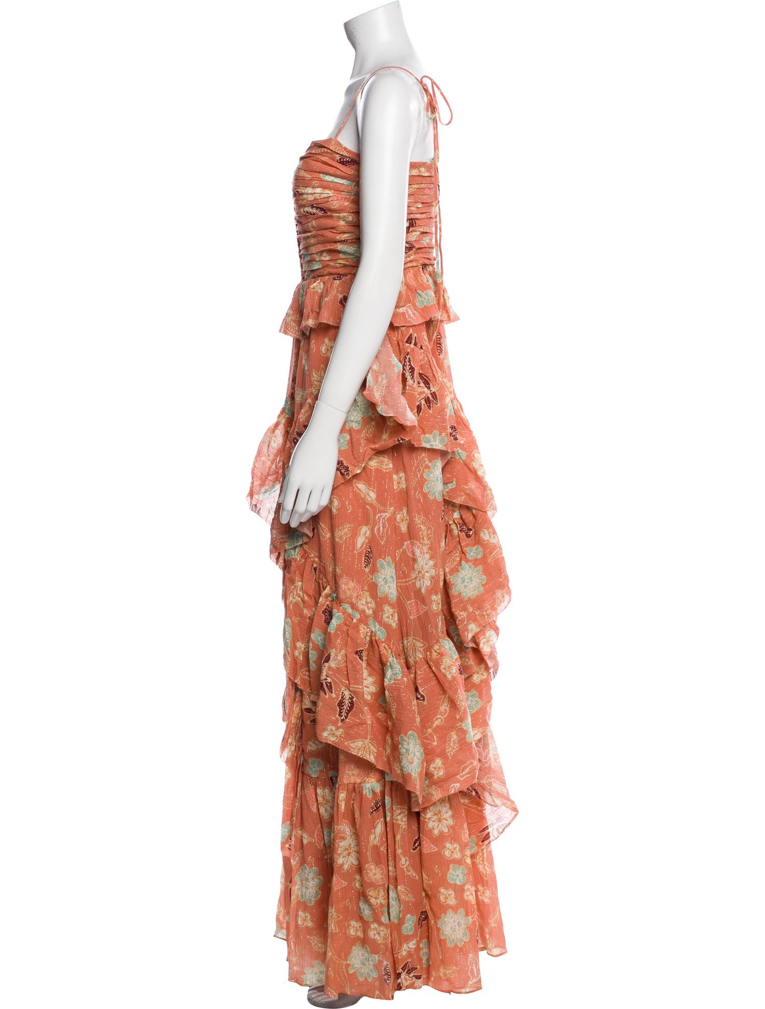 Ulla Johnson Floral Print Long Dress