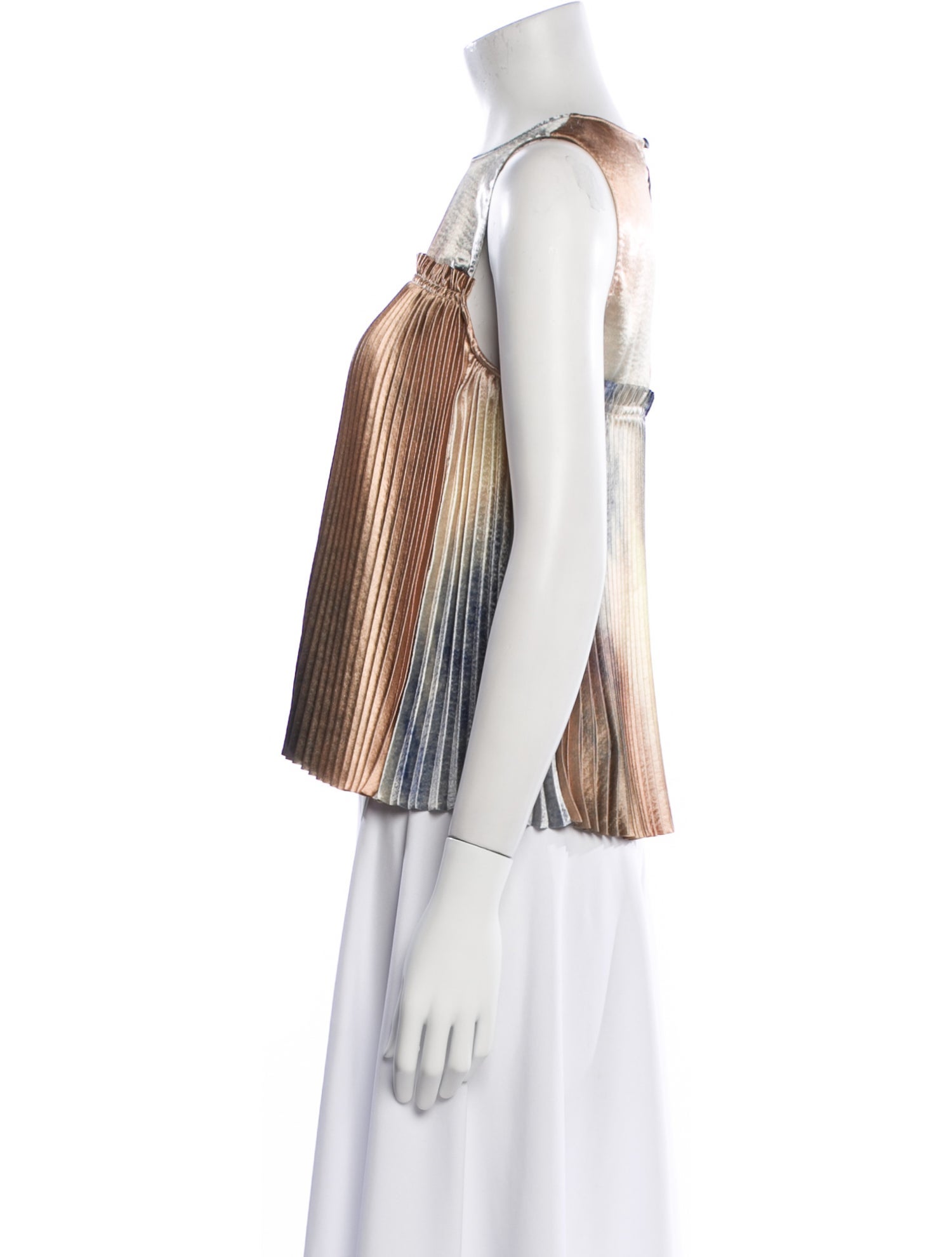 Ulla Johnson Striped Bateau Neckline Crop Top