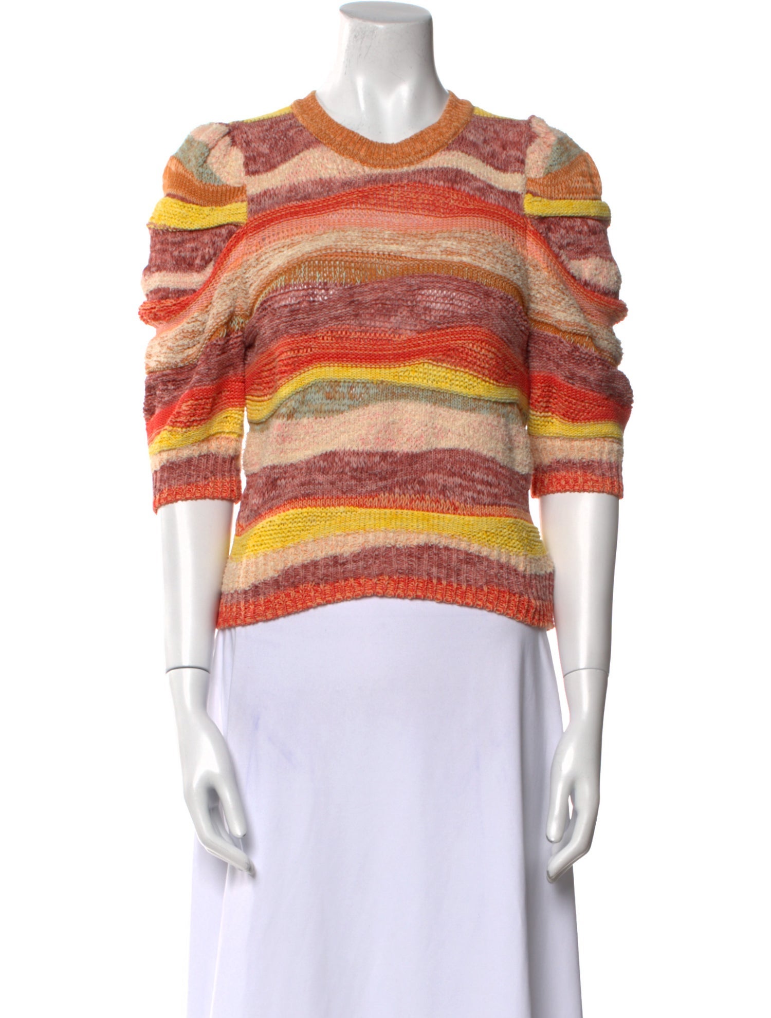 Ulla Johnson Striped Crew Neck Sweater
