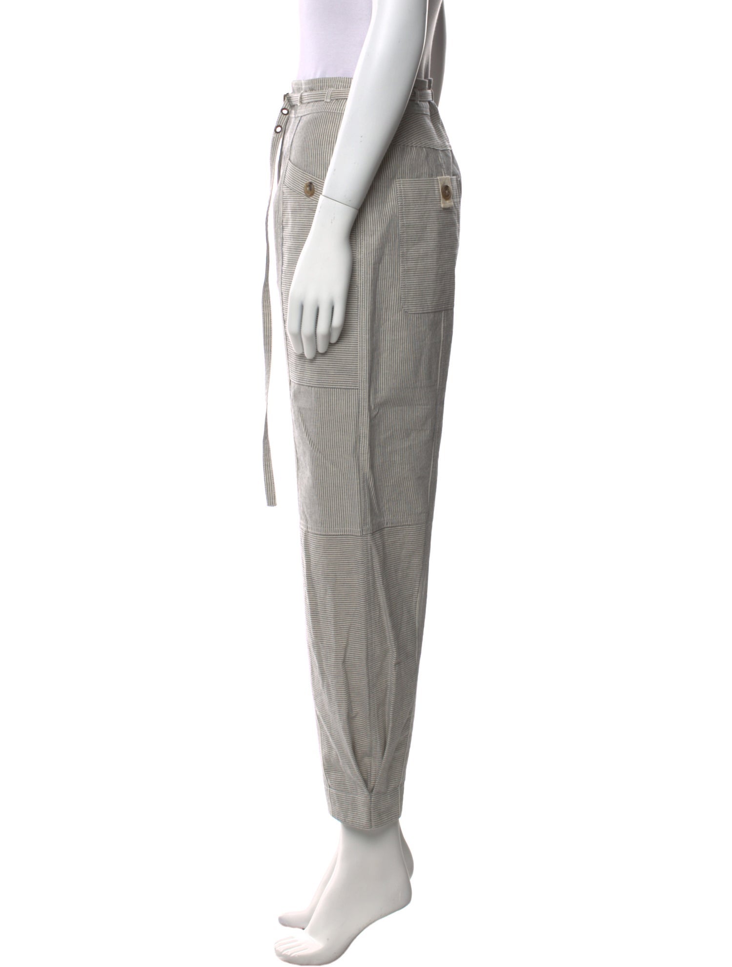 Ulla Johnson Striped Straight Leg Pants