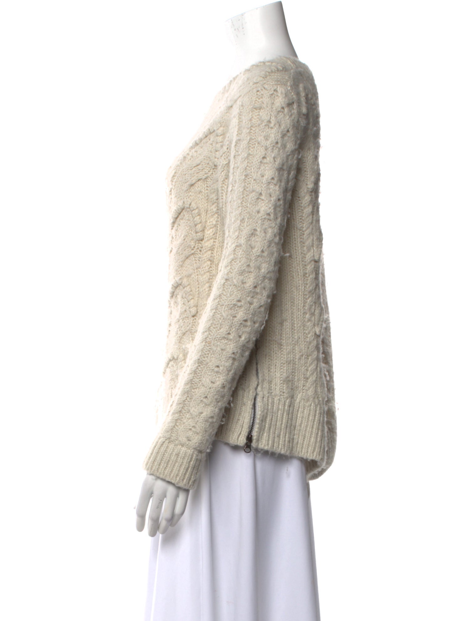 Ulla Johnson Baby Alpaca Scoop Neck Sweater