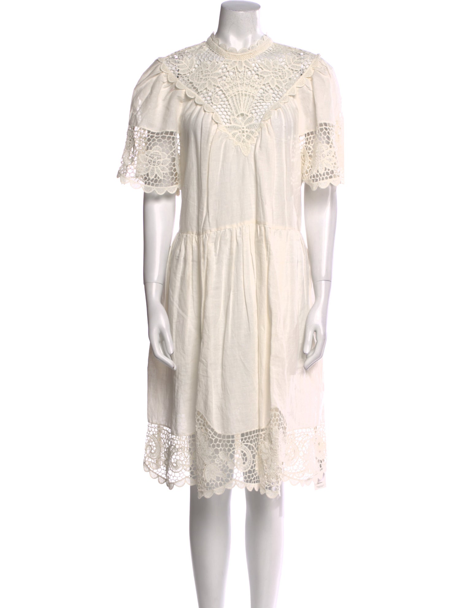 Ulla Johnson Linen Knee-Length Dress
