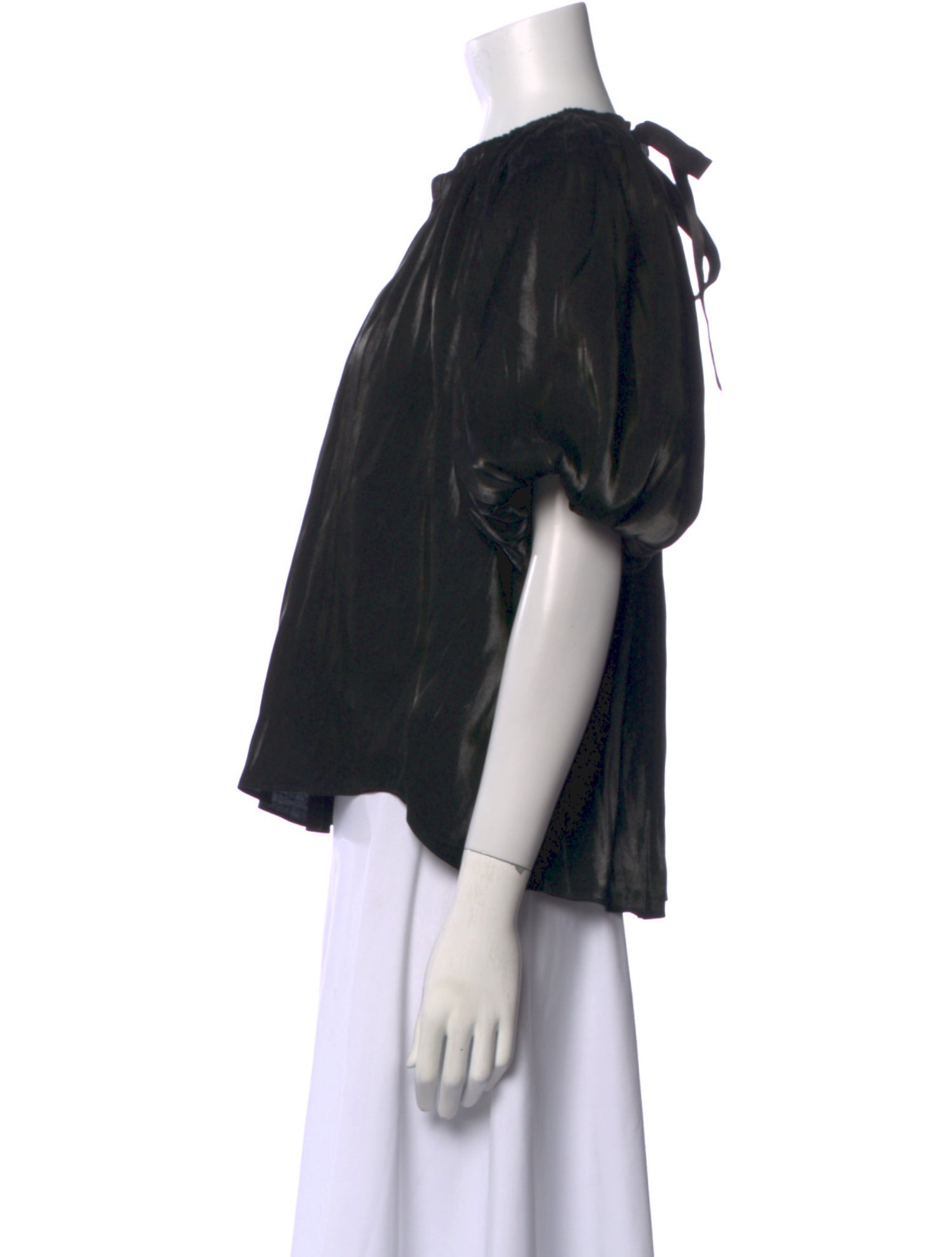 Ulla Johnson Scoop Neck Short Sleeve Blouse w/ Tags