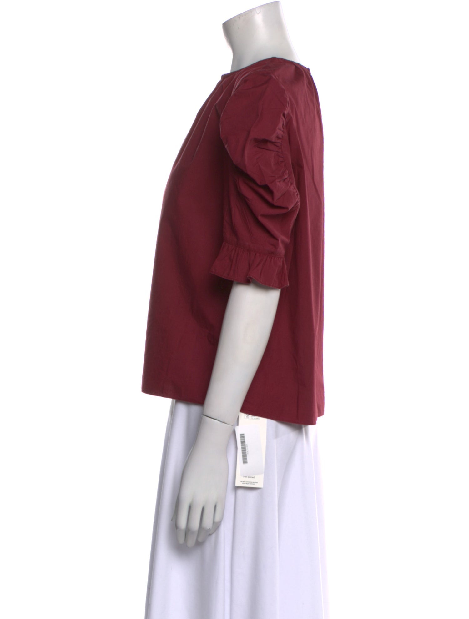 Ulla Johnson Crew Neck Short Sleeve Blouse