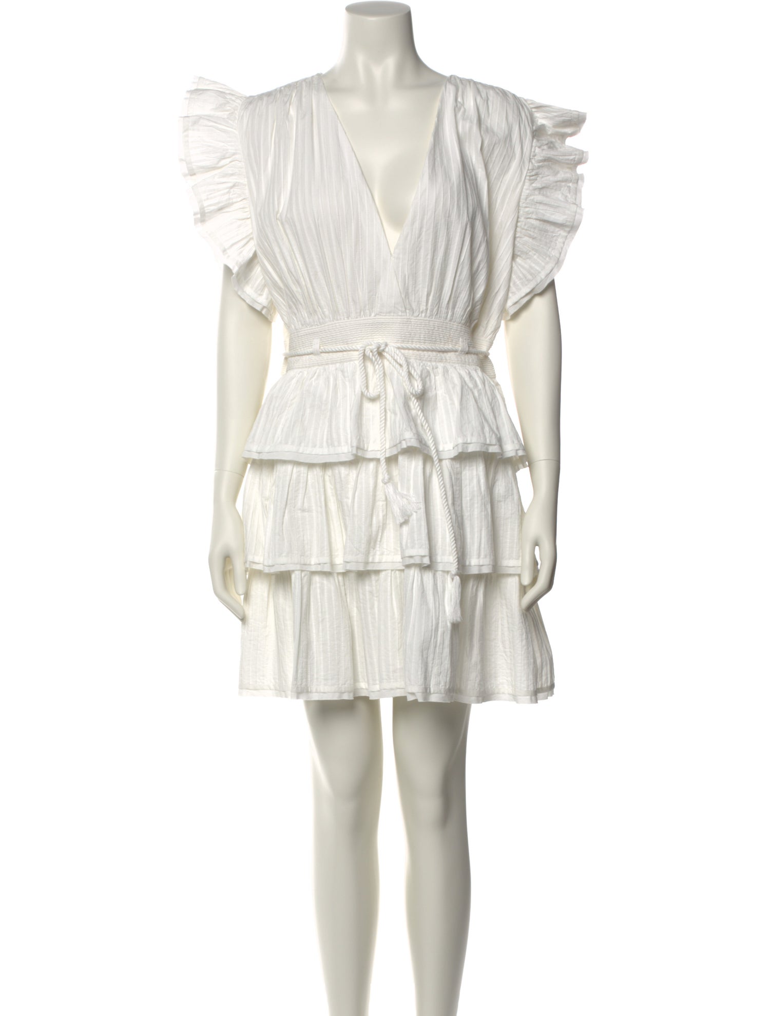 Ulla Johnson V-Neck Mini Dress