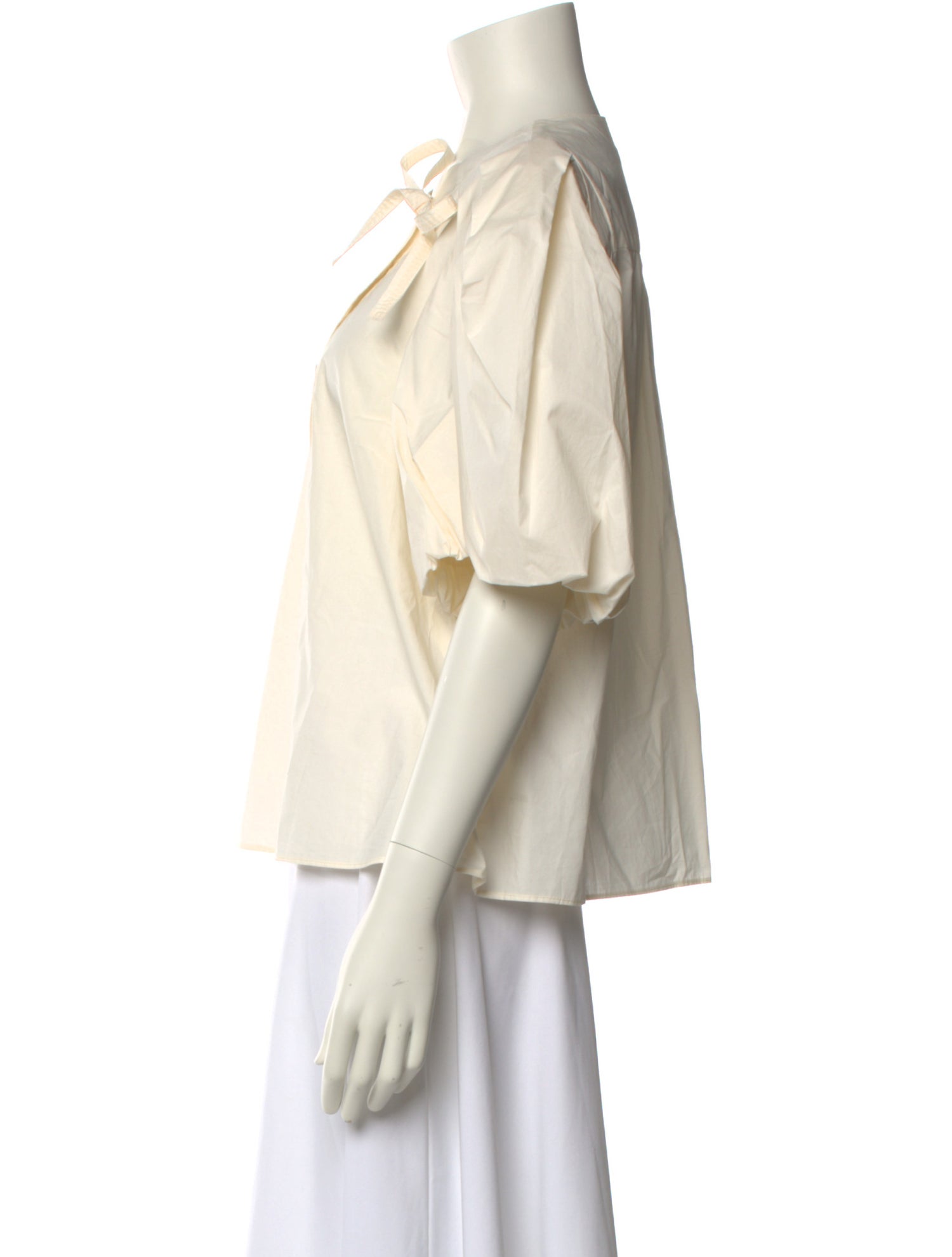 Ulla Johnson V-Neck Three-Quarter Sleeve Blouse