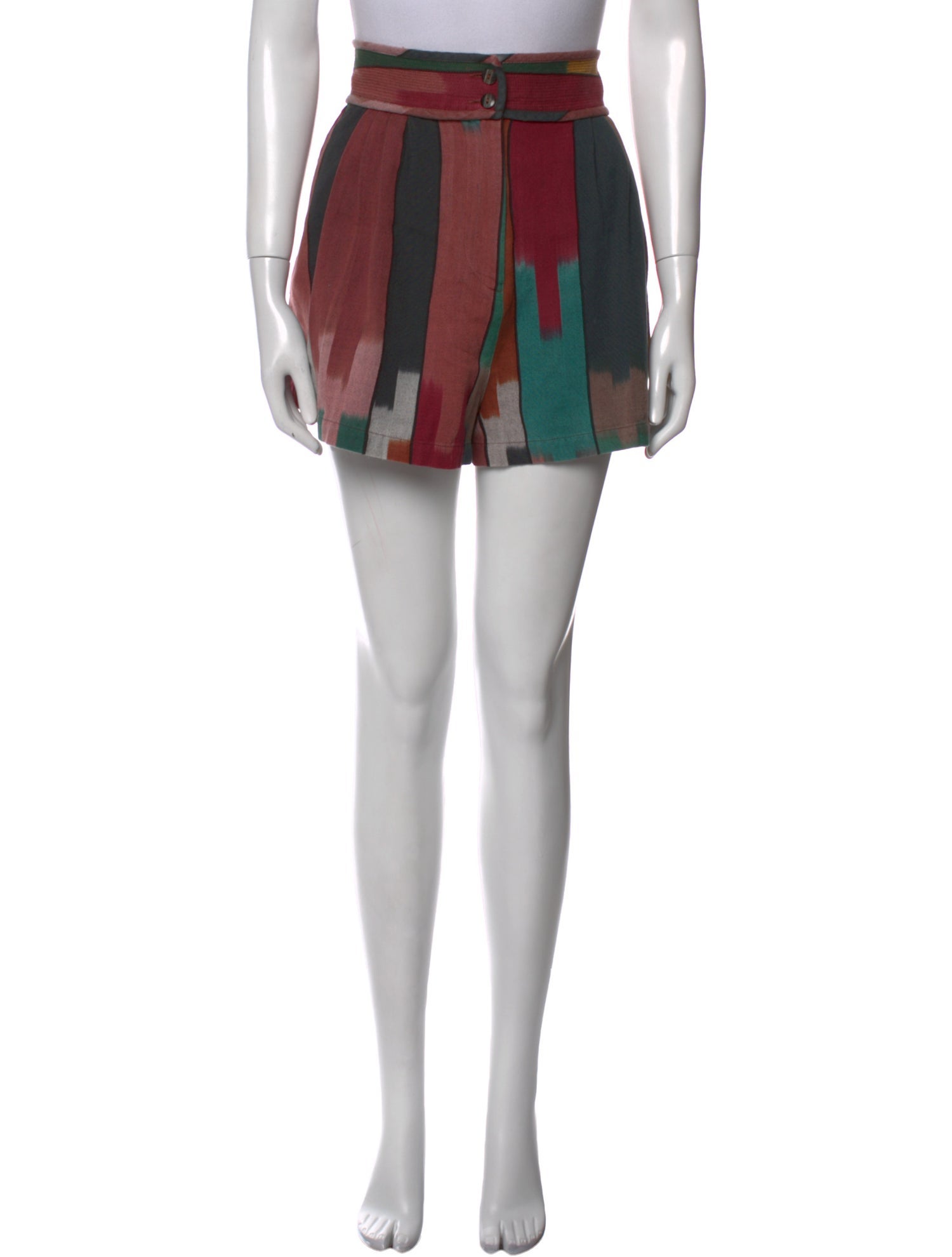 Ulla Johnson Striped Mini Shorts