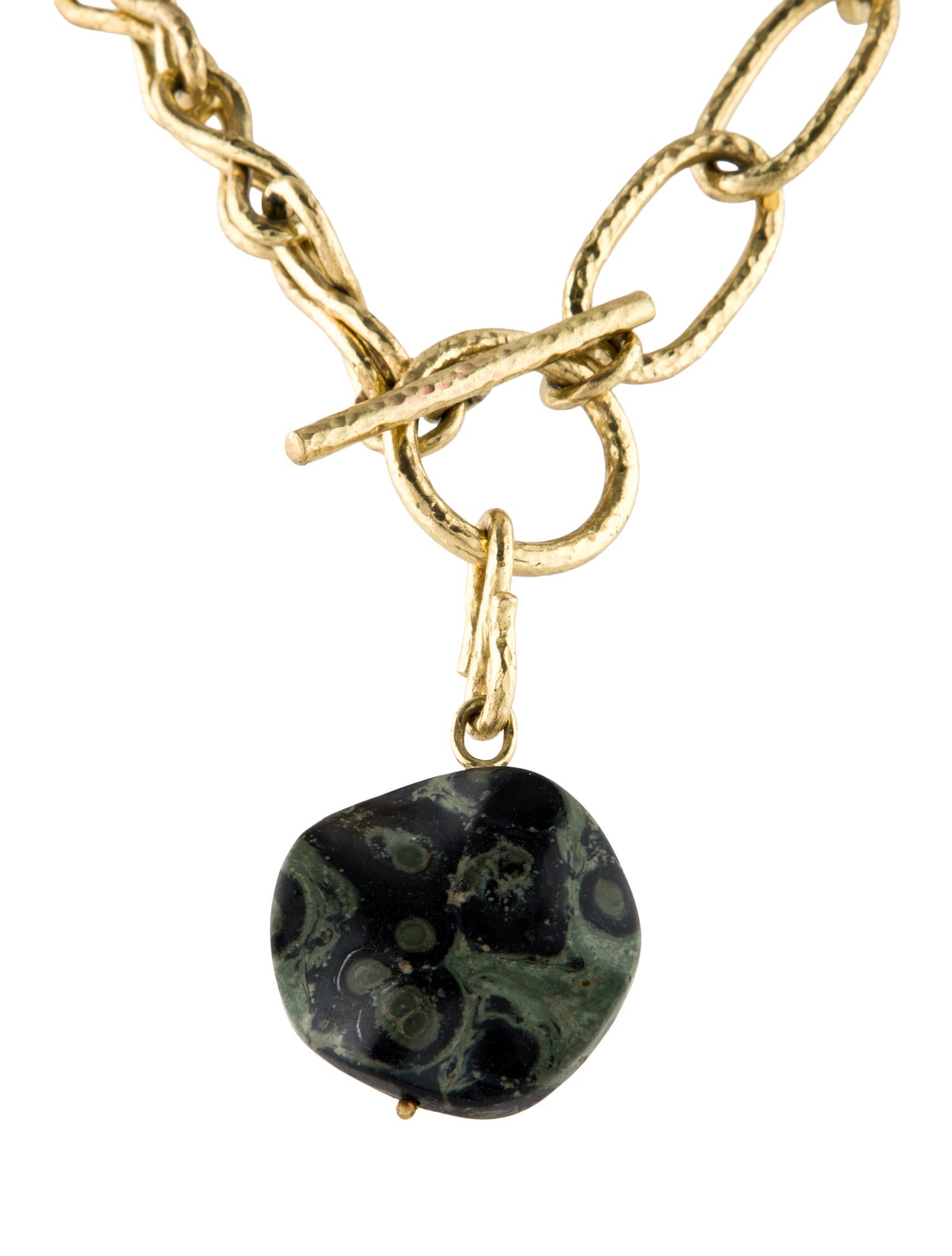 Ulla Johnson Green Stone Fortuna Necklace
