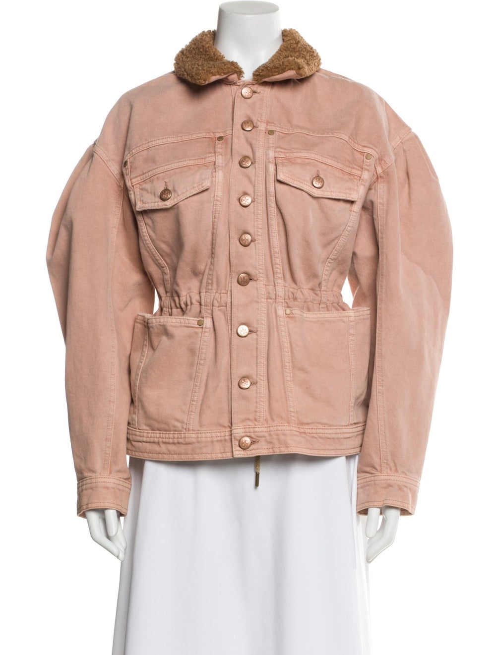 Ulla Johnson Colorblock Pattern Denim Jacket - image 1