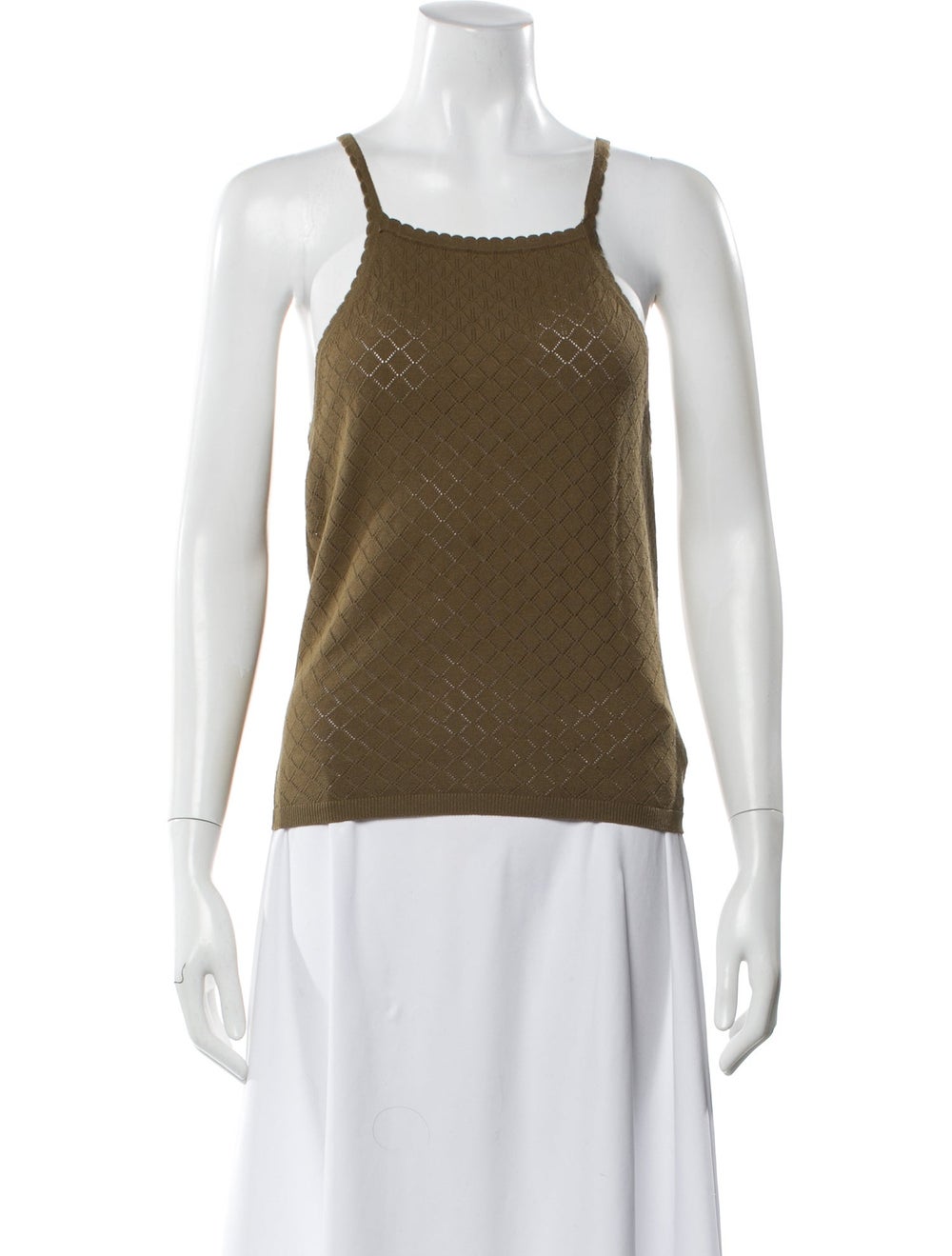Ulla Johnson Patterned Square Neckline Top - image 1