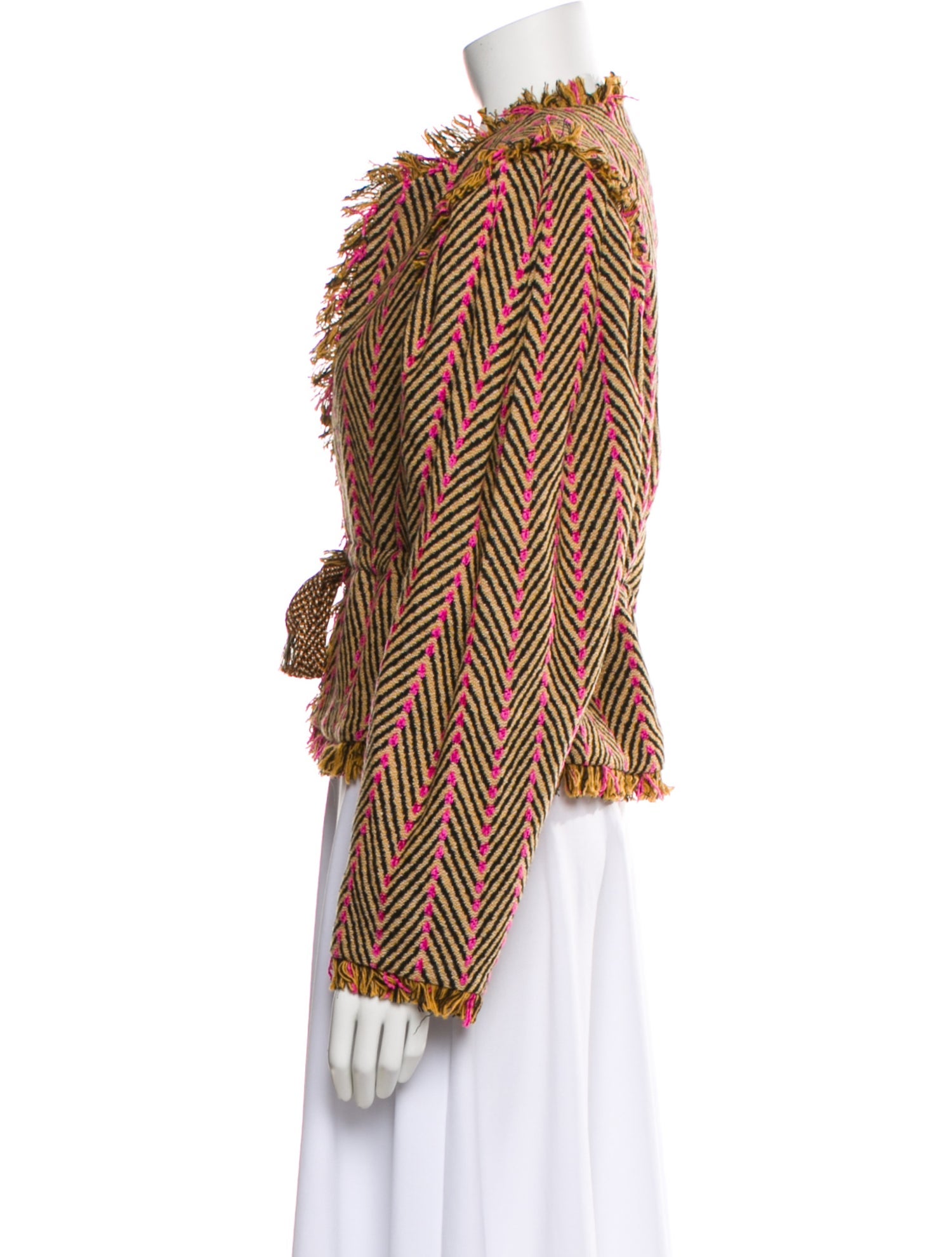 Ulla Johnson Striped Evening Jacket