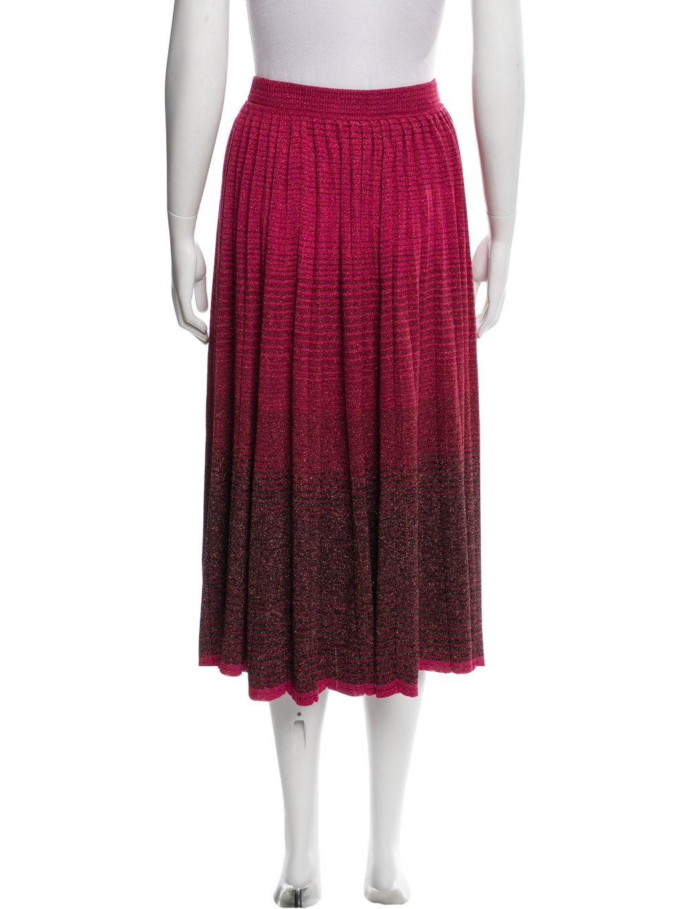 Ulla Johnson Colorblock Pattern Midi Length Skirt - image 3