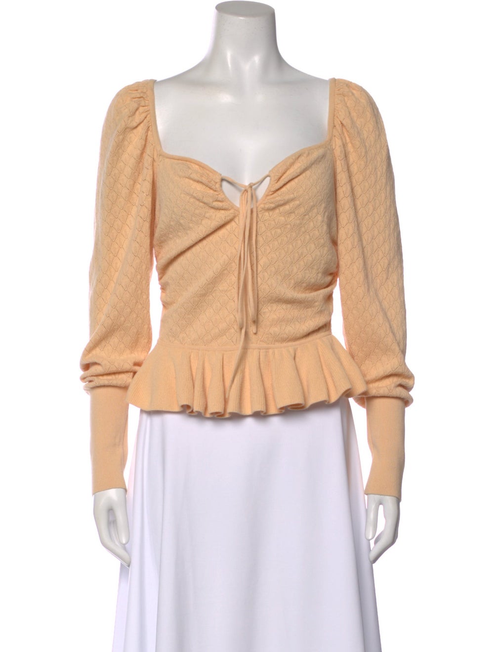 Ulla Johnson Patterned Square Neckline Blouse - image 1