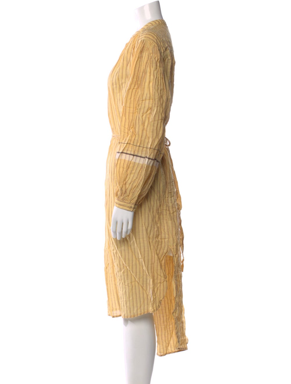 Ulla Johnson Colorblock Pattern Knee-Length Dress - image 2