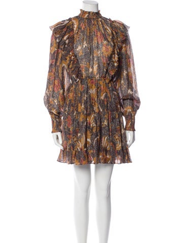 Pre-owned Ulla Johnson Paisley Print Mini Dress