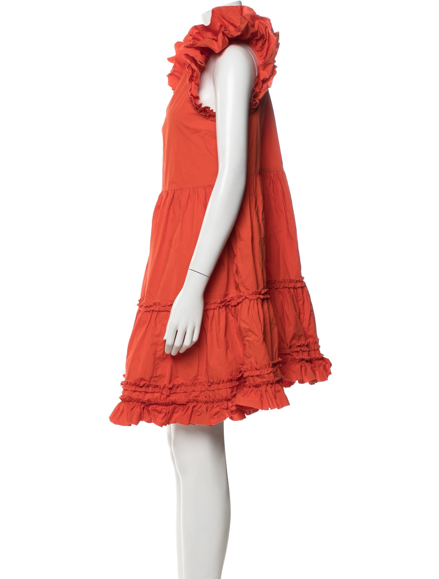 Ulla Johnson Tie Neck Mini Dress