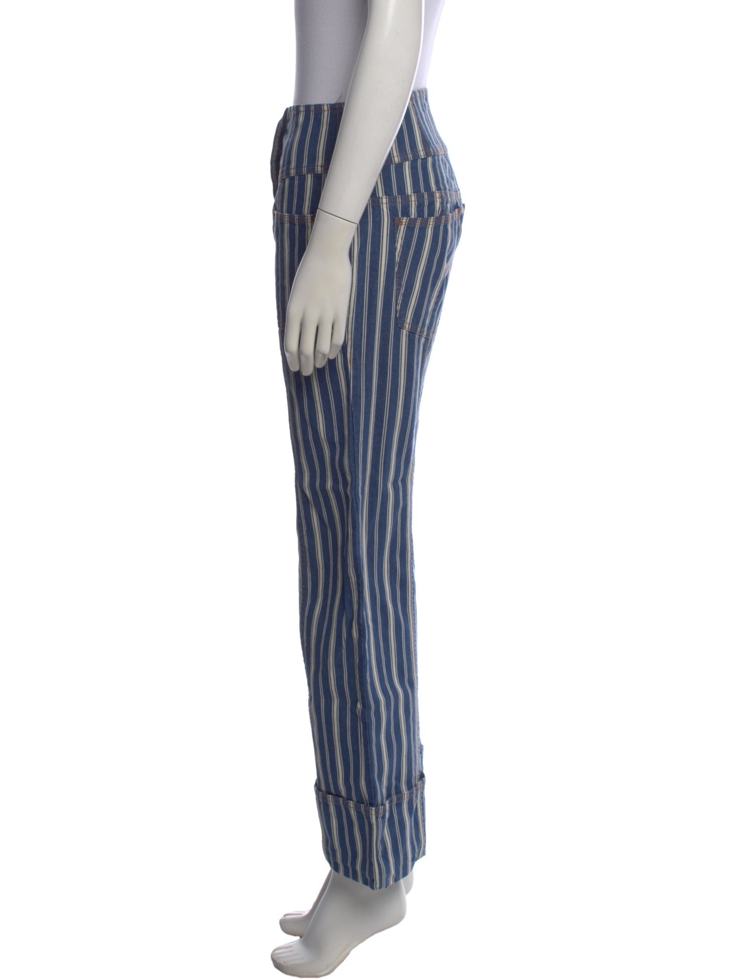 Ulla Johnson Striped Wide Leg Pants