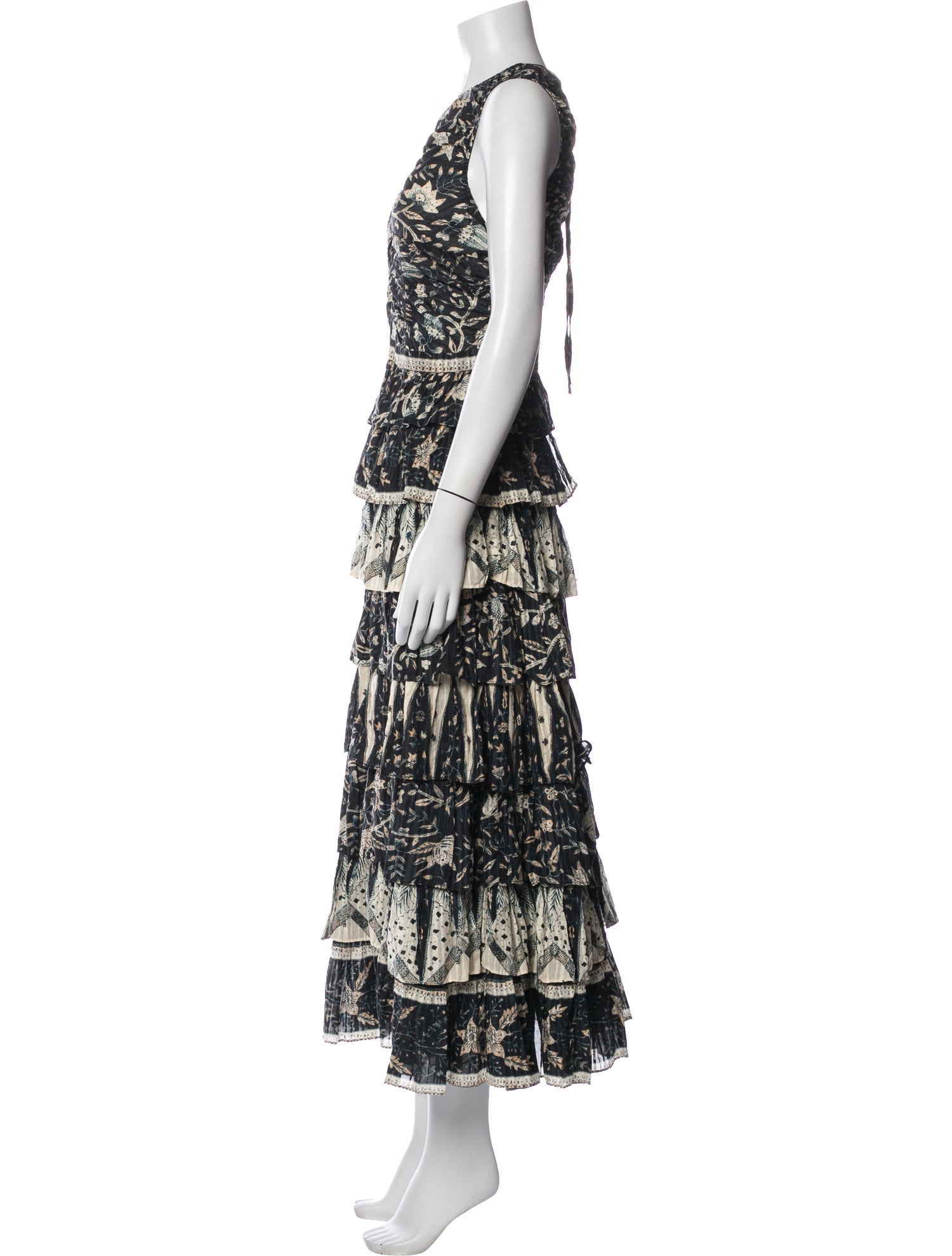 Ulla Johnson Floral Print Long Dress