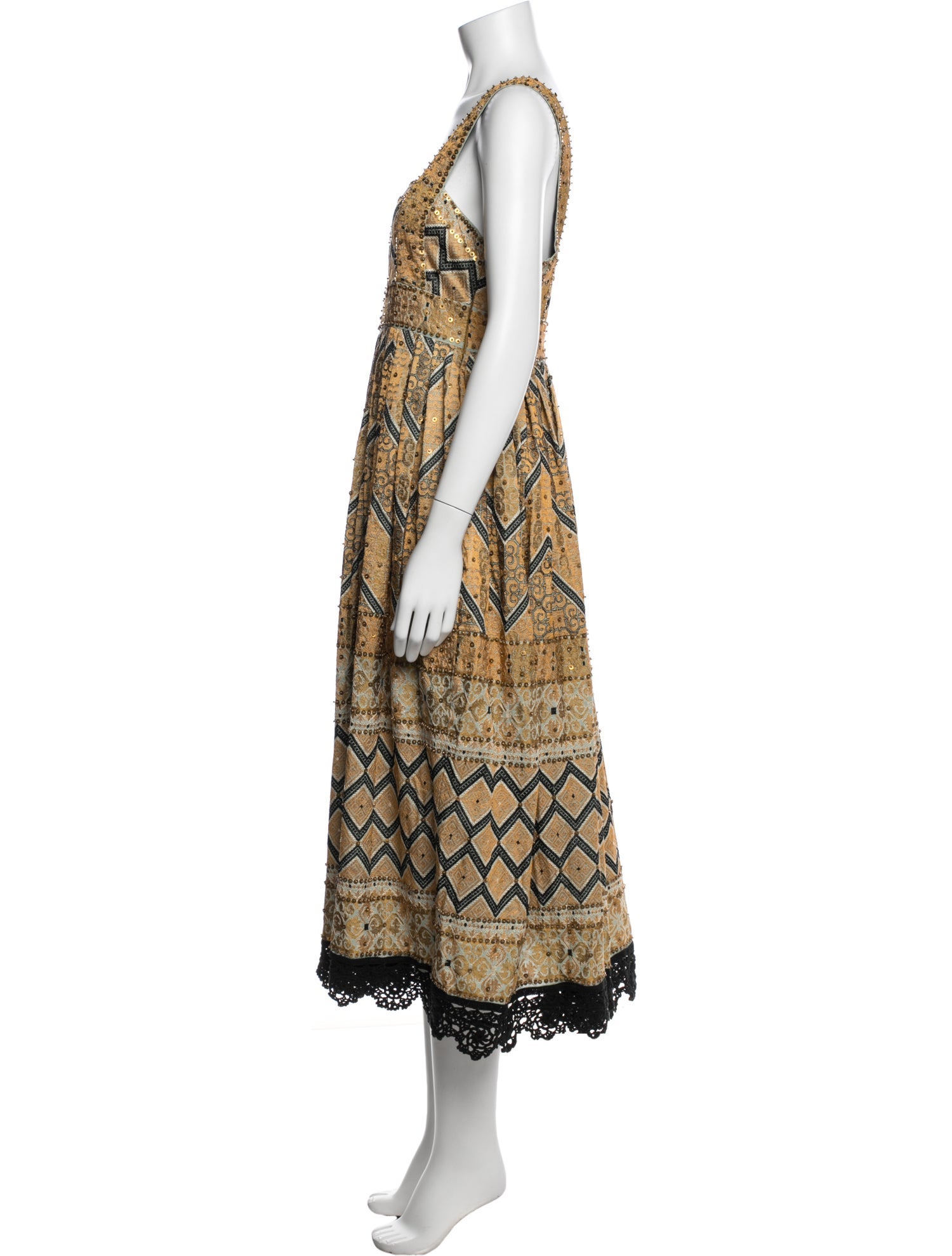Ulla Johnson Linen Midi Length Dress