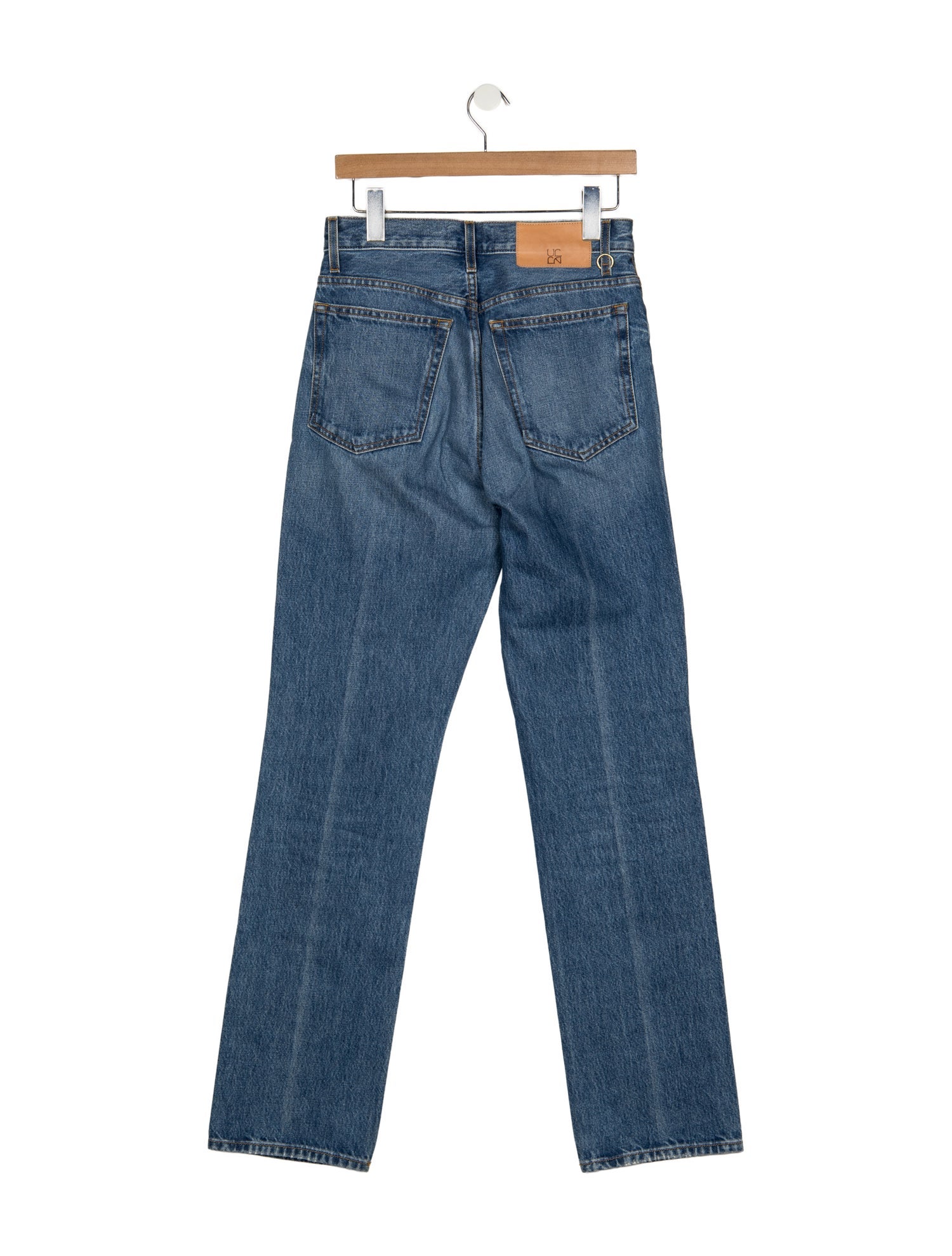 Ulla Johnson High-Rise Straight Leg Jeans