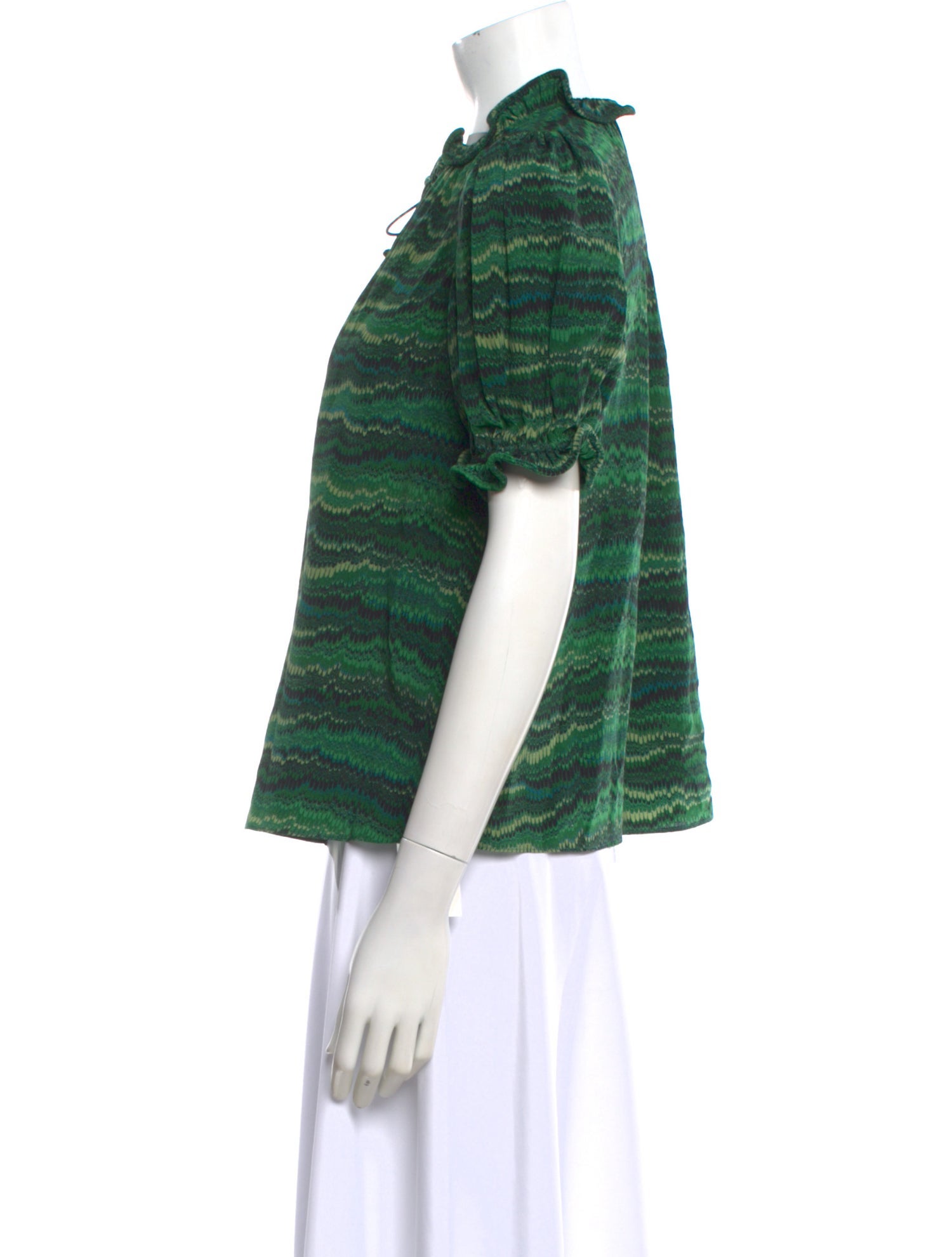 Ulla Johnson Silk Printed Blouse