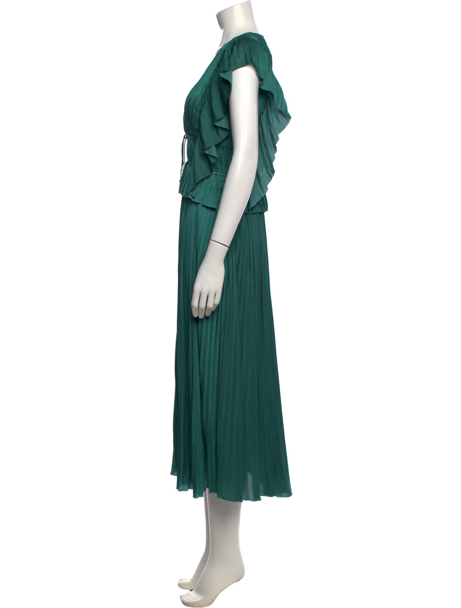 Ulla Johnson V-Neck Long Dress