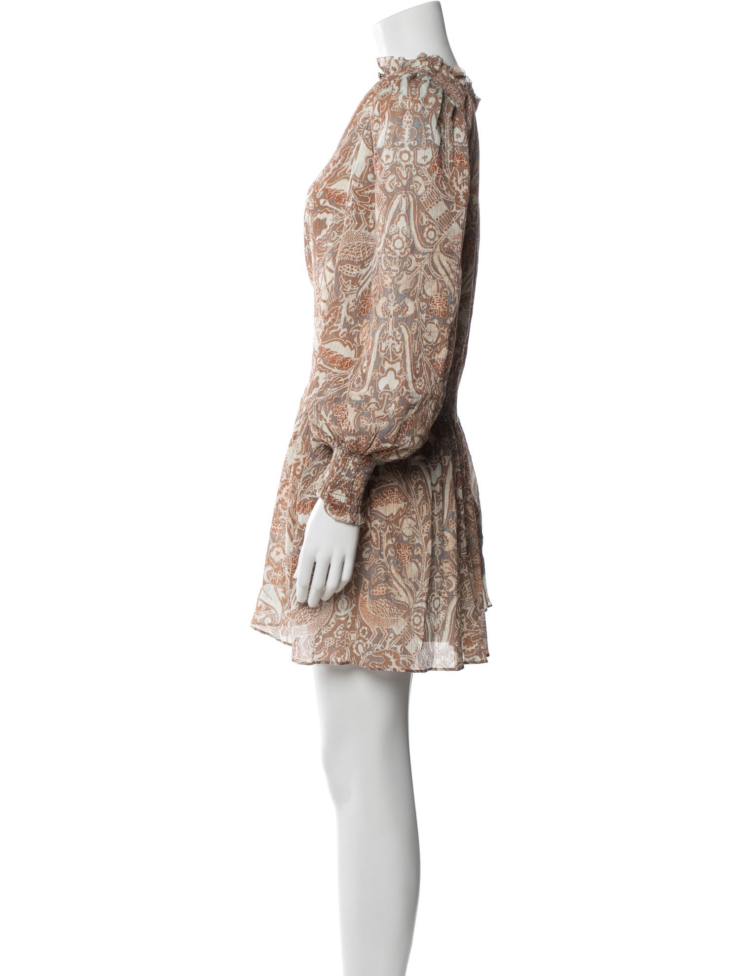 Ulla Johnson Paisley Print Mini Dress