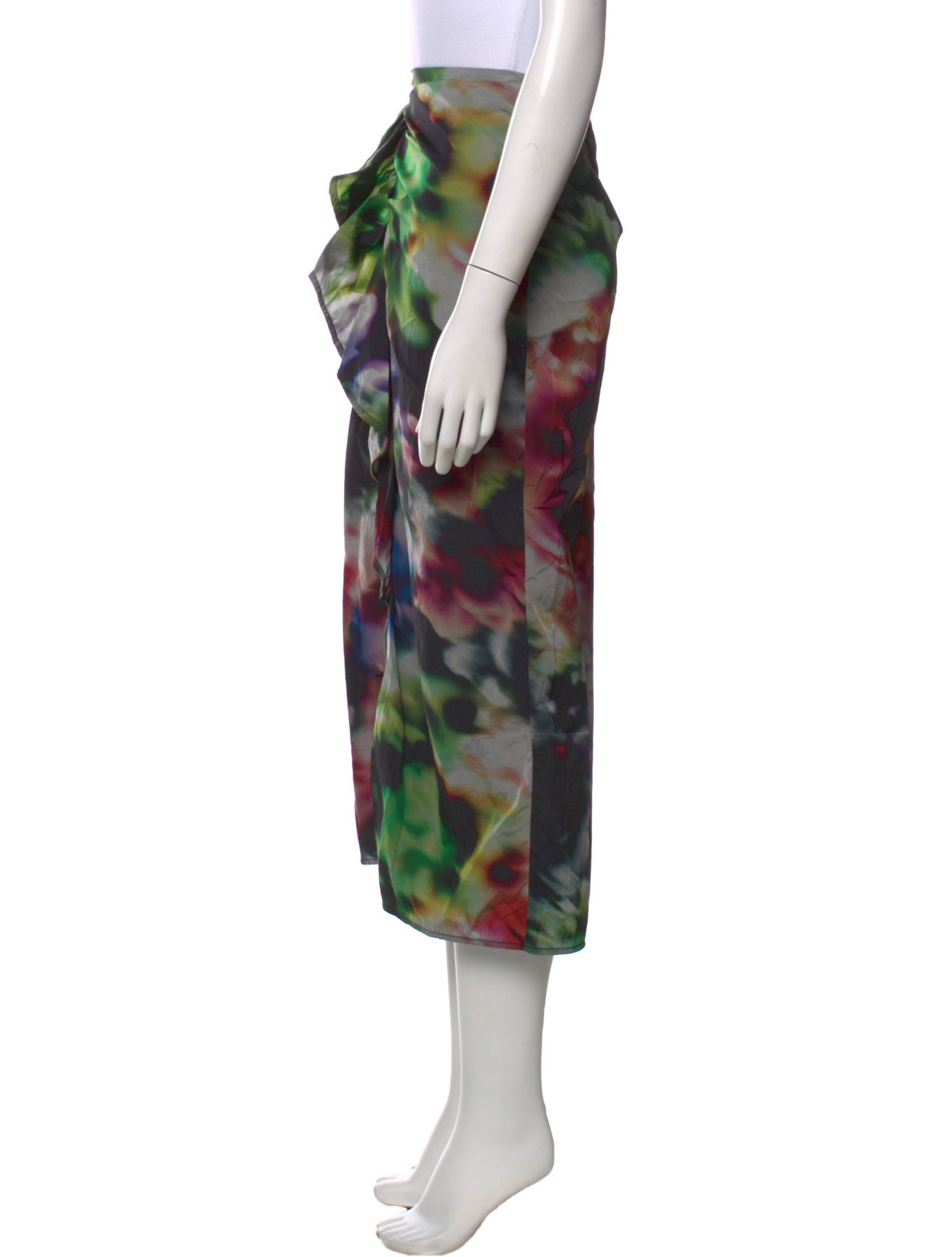 Ulla Johnson Floral Print Midi Length Skirt
